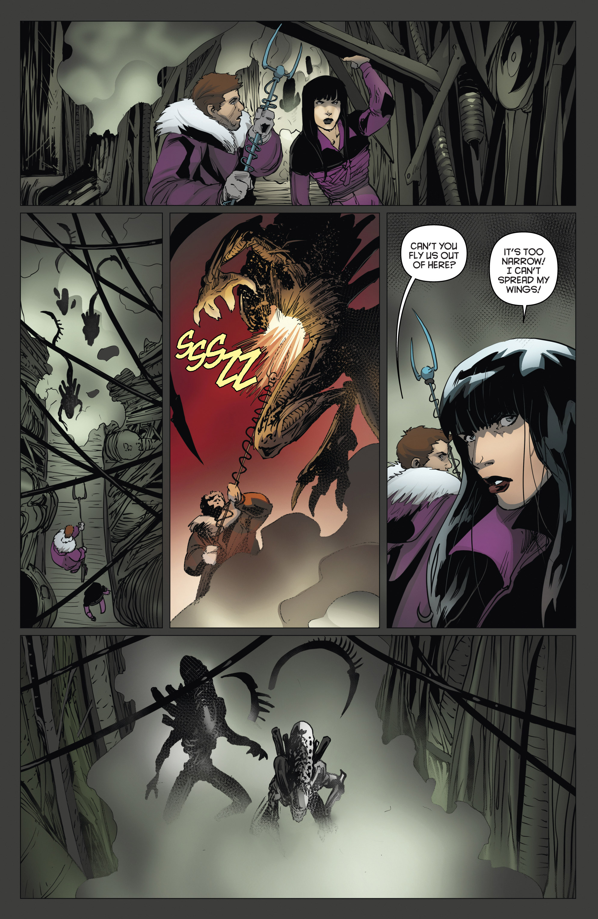 Read online Aliens/Vampirella comic -  Issue #3 - 18