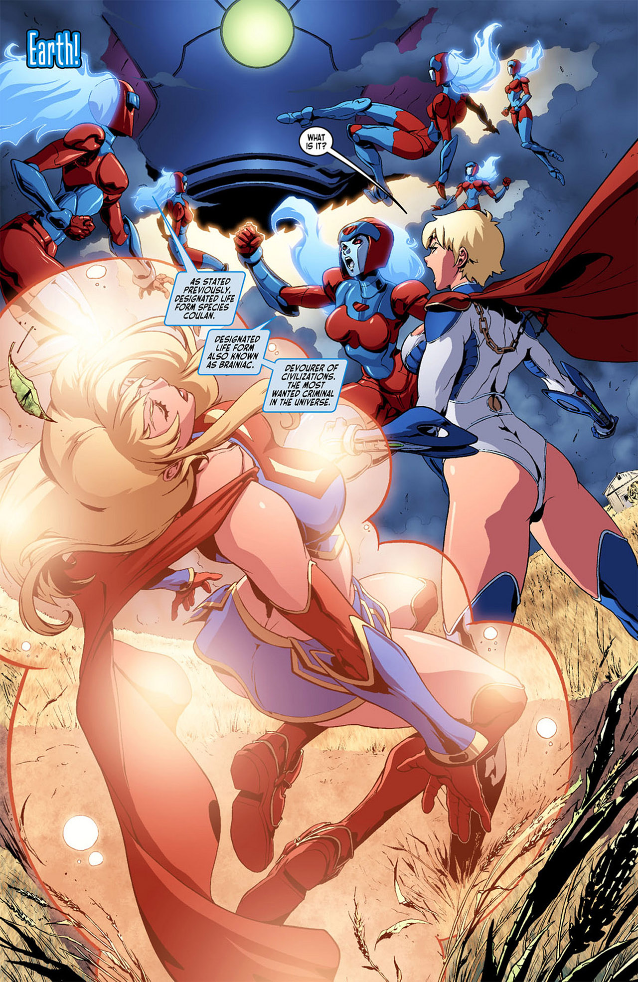 Read online Ame-Comi: Supergirl comic -  Issue #1 - 10