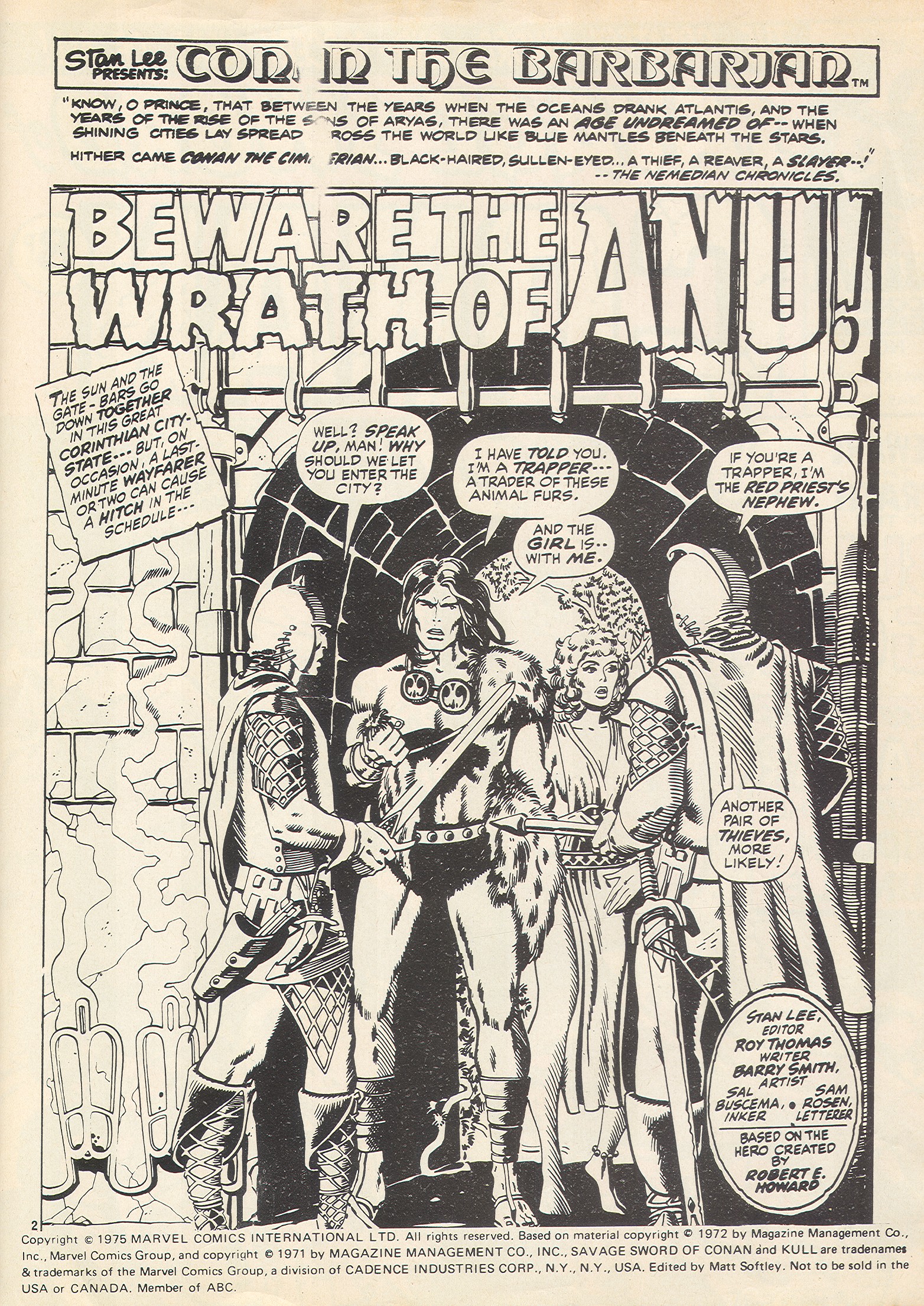 Read online The Savage Sword of Conan (1975) comic -  Issue #10 - 2