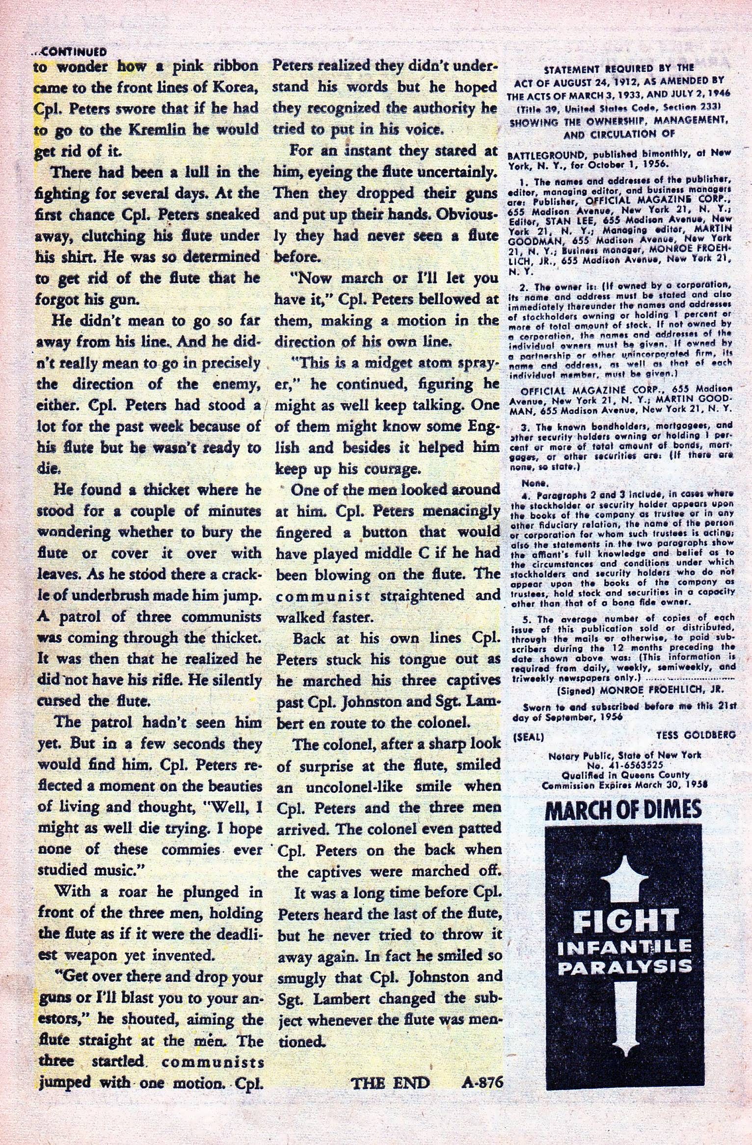 Read online Battleground comic -  Issue #18 - 28