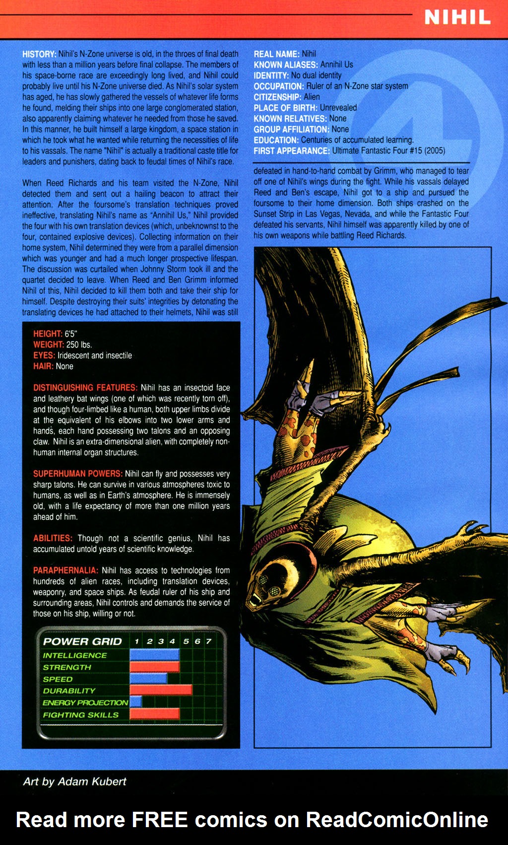 Read online Official Handbook of the Ultimate Marvel Universe 2005: The Fantastic Four & Spider-Man comic -  Issue # Full - 27