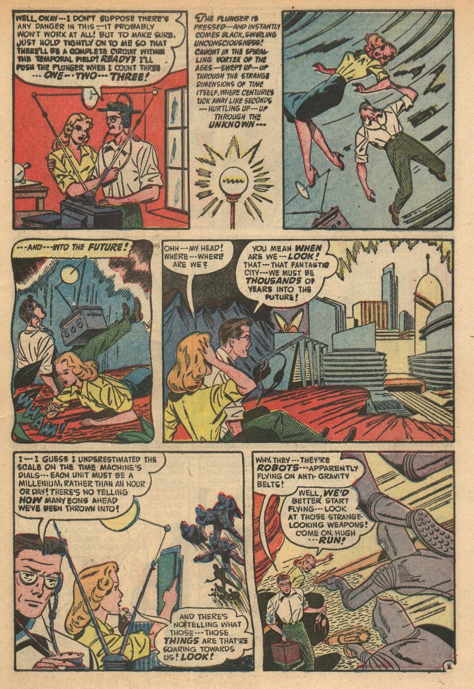 Read online Adventures Into The Unknown comic -  Issue #16 - 15