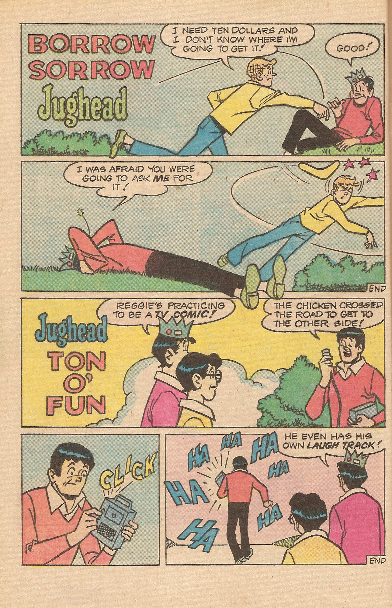 Read online Jughead's Jokes comic -  Issue #60 - 4