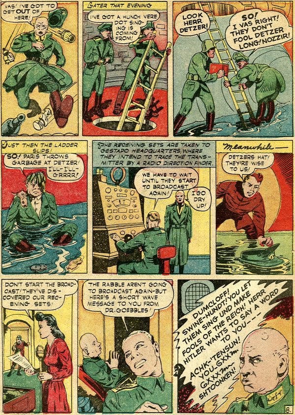 Read online Captain Battle Comics comic -  Issue #5 - 9