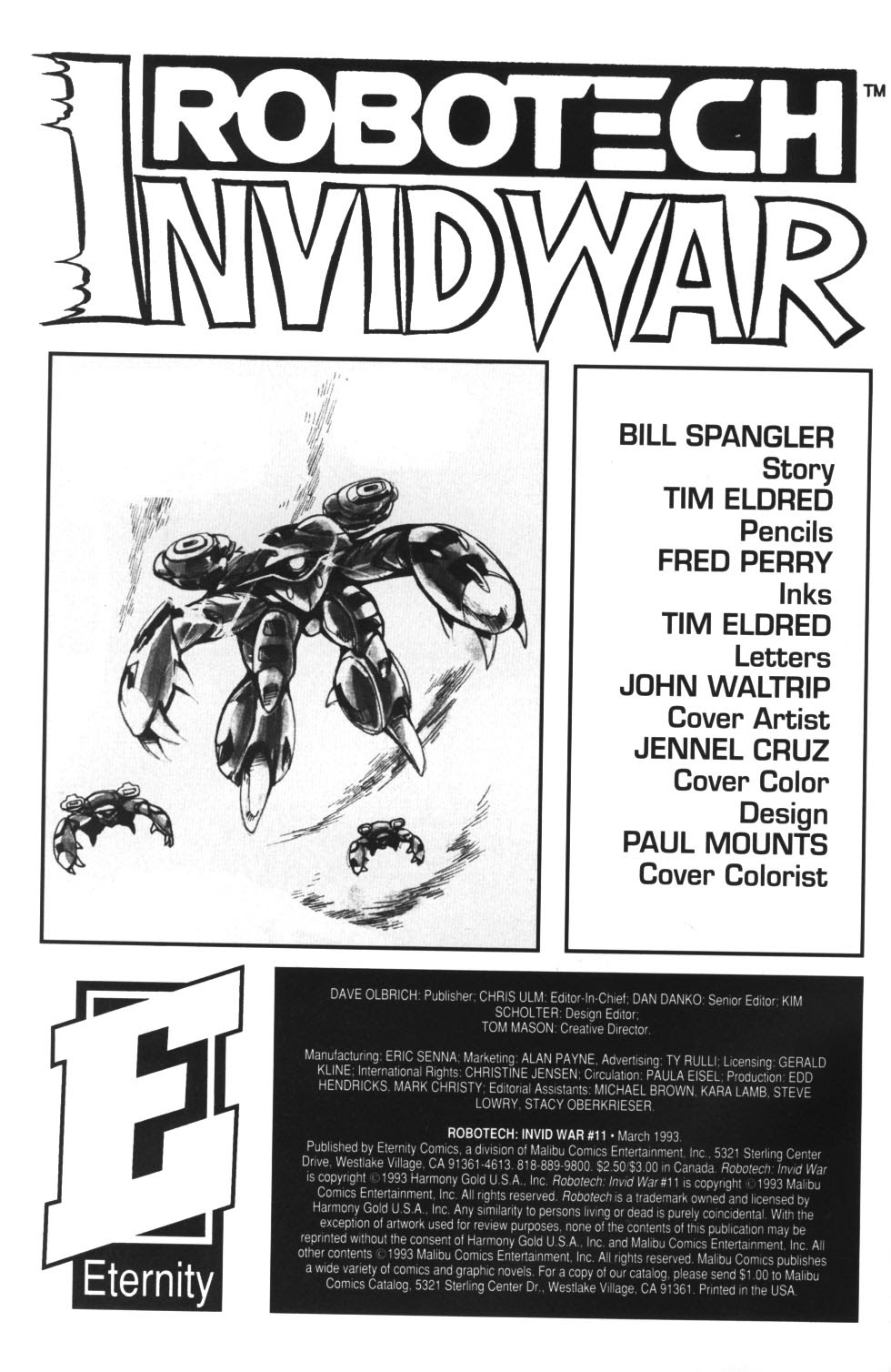 Read online Robotech: Invid War comic -  Issue #11 - 2