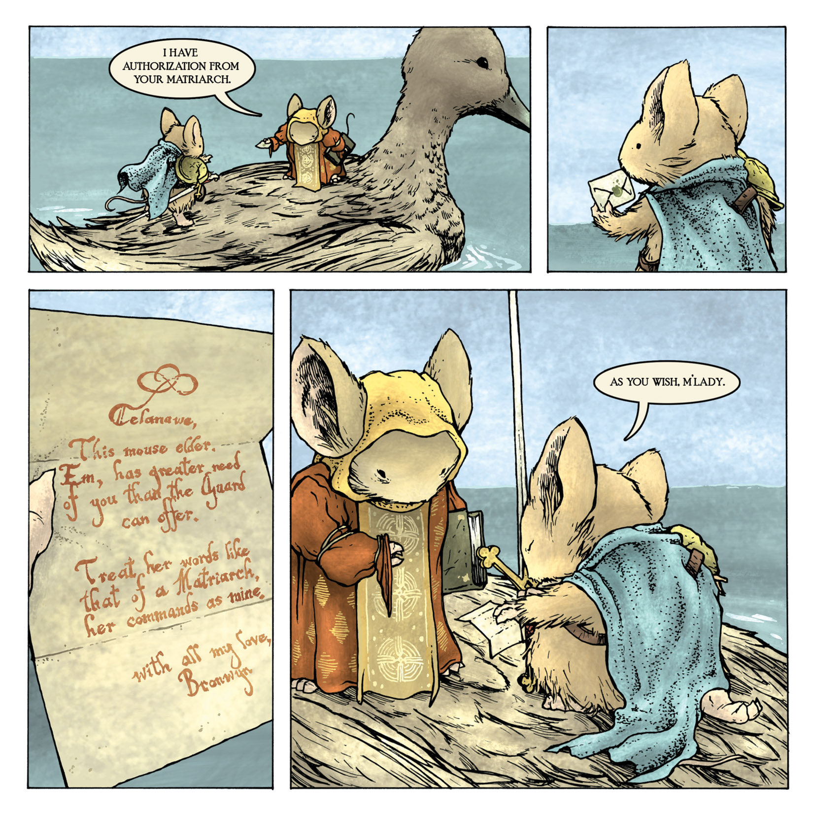 Read online Mouse Guard: The Black Axe comic -  Issue #1 - 24