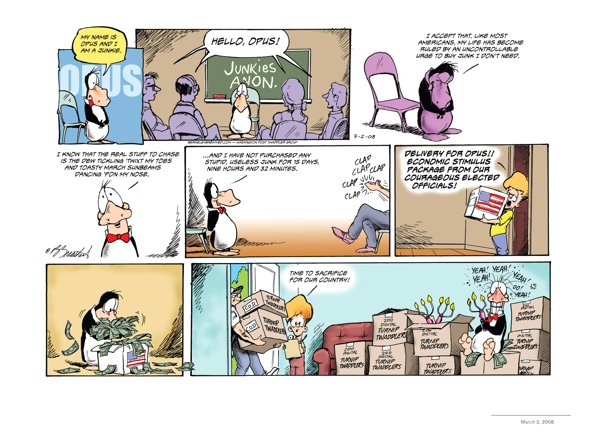 Read online Opus Complete Sunday Strips From 2003-2008 comic -  Issue # TPB (Part 3) - 32