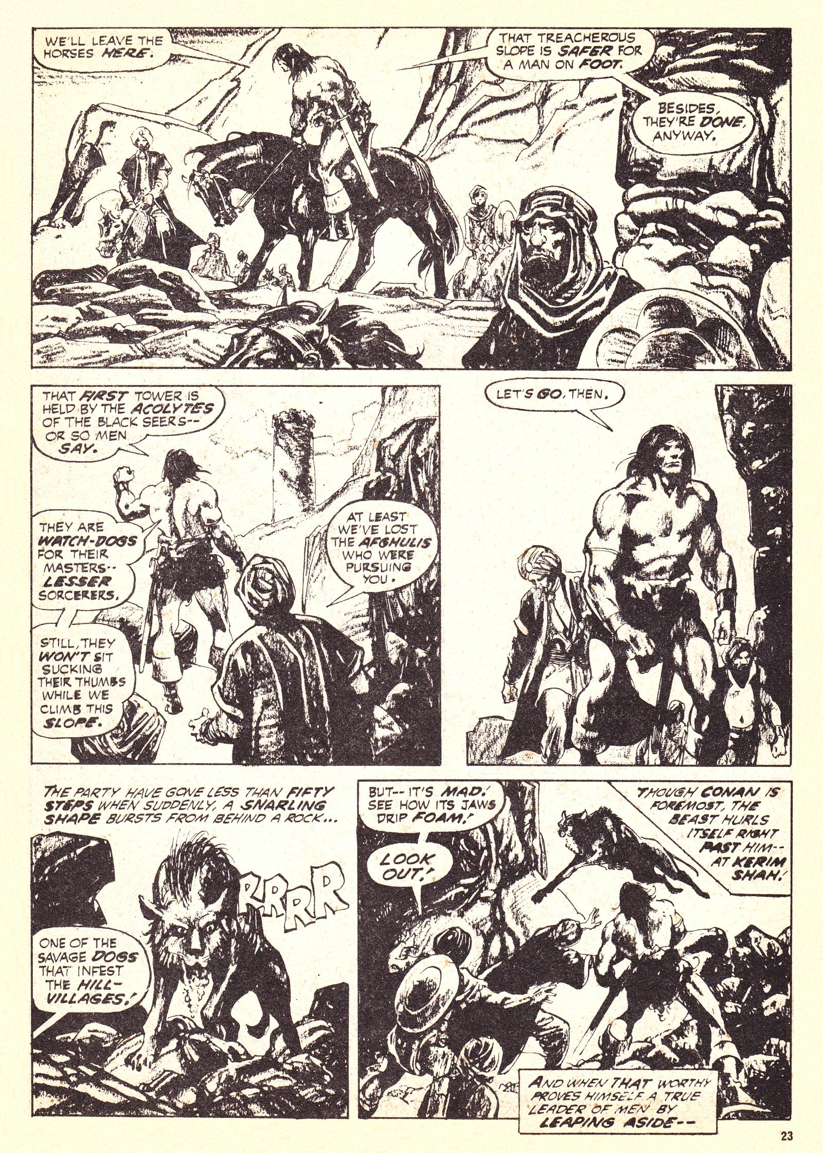 Read online The Savage Sword of Conan (1975) comic -  Issue #7 - 23
