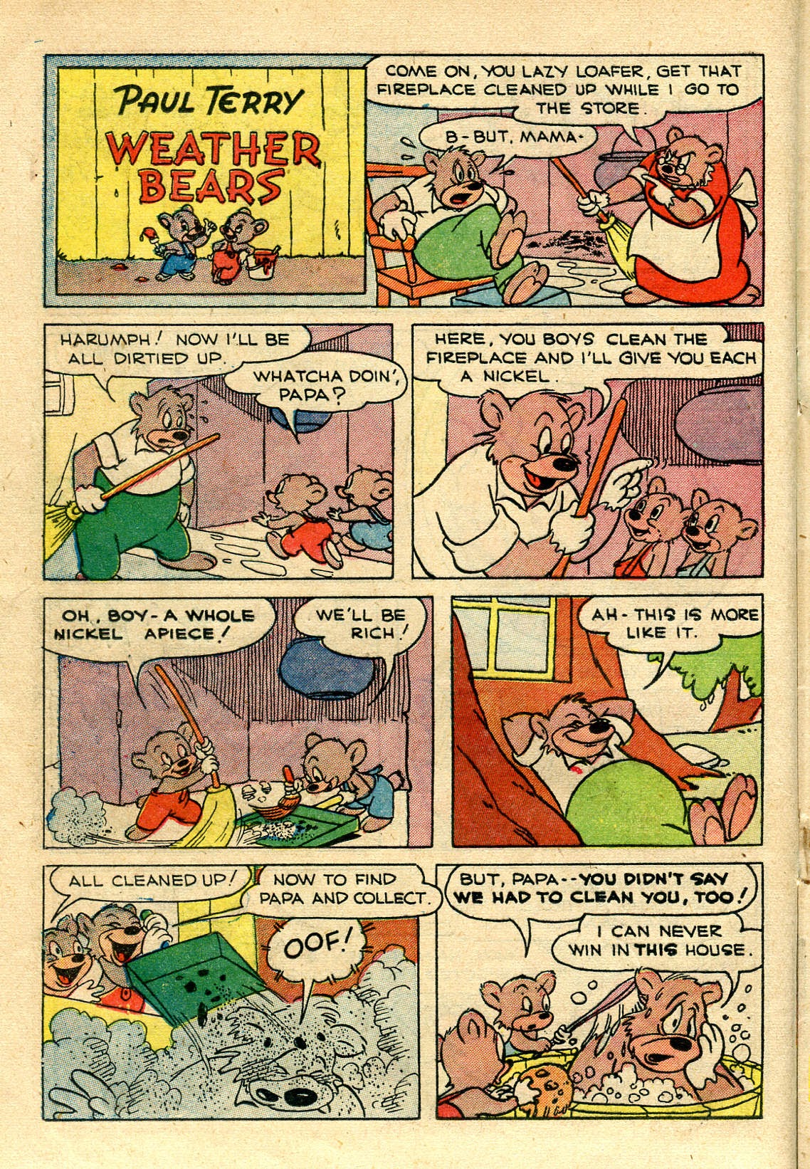Read online Paul Terry's Mighty Mouse Comics comic -  Issue #22 - 24