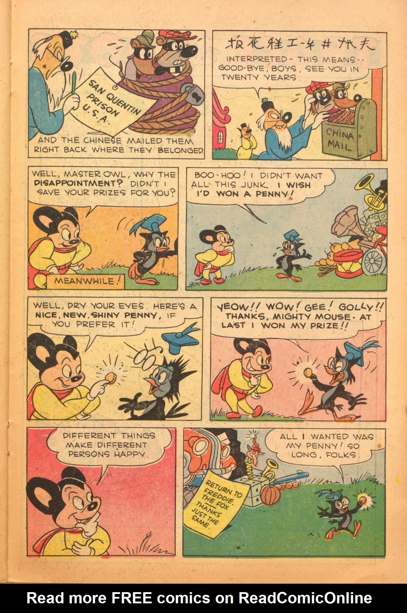 Read online Paul Terry's Mighty Mouse Comics comic -  Issue #17 - 27