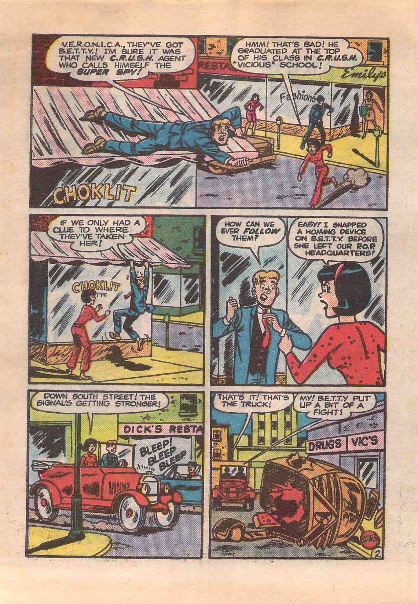 Read online Archie's Double Digest Magazine comic -  Issue #32 - 65