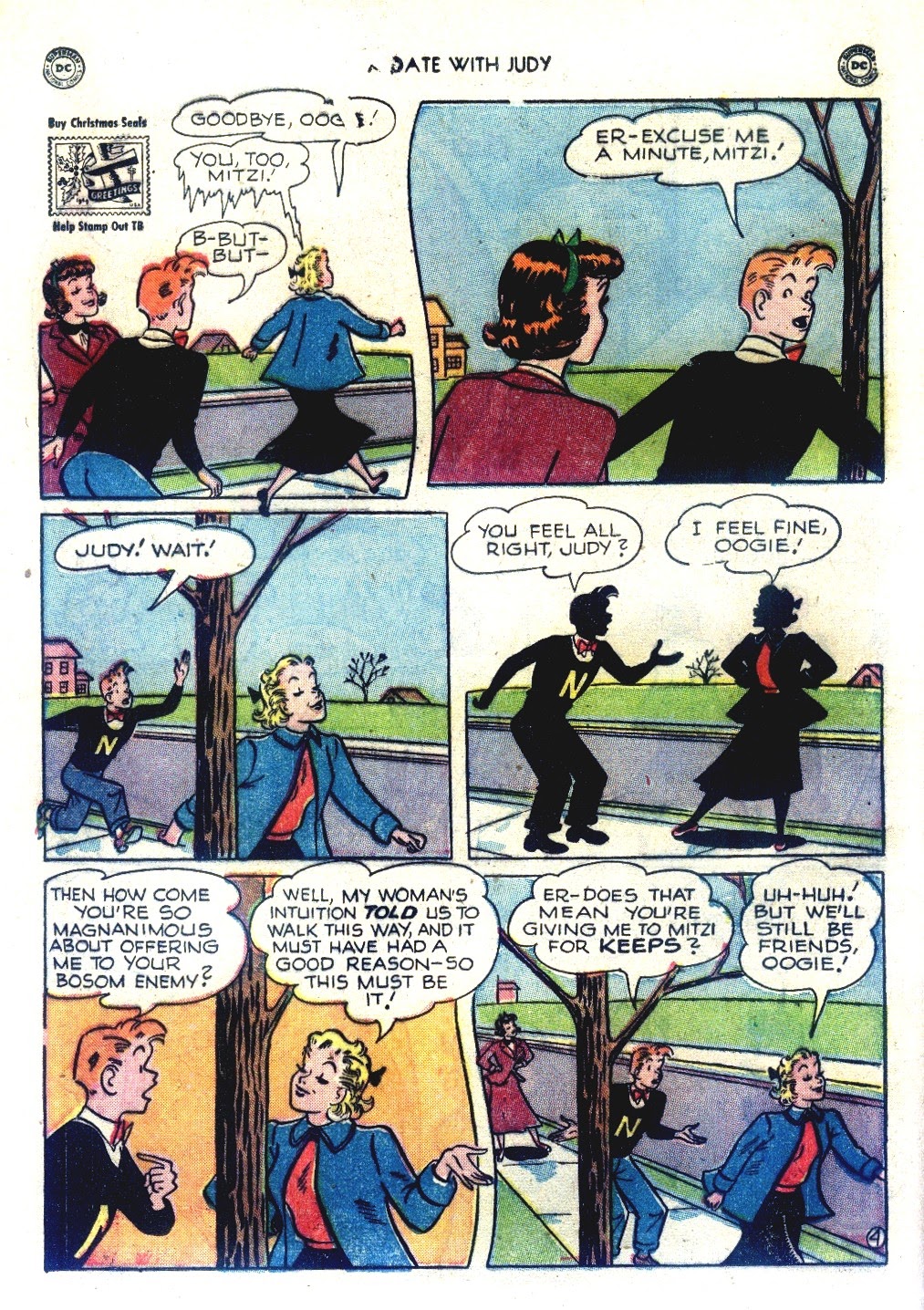 Read online A Date with Judy comic -  Issue #15 - 16