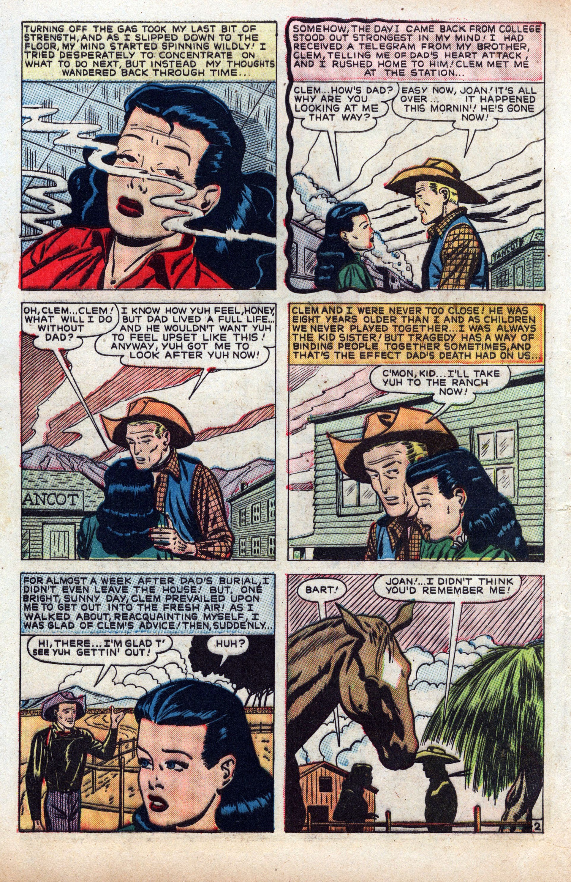 Read online Cowboy Romances comic -  Issue #2 - 42