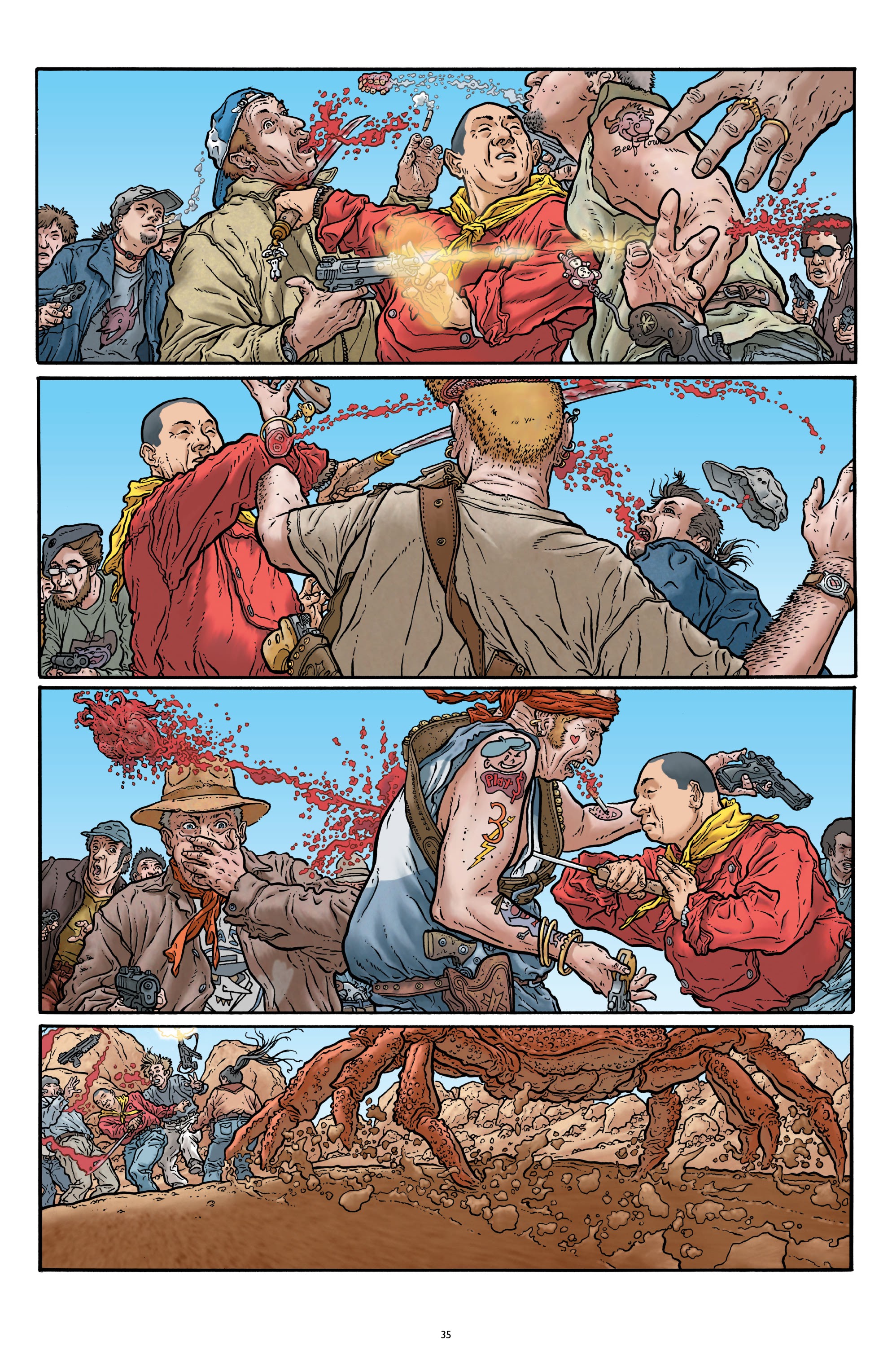 Read online Shaolin Cowboy comic -  Issue # _Start Trek (Part 1) - 27