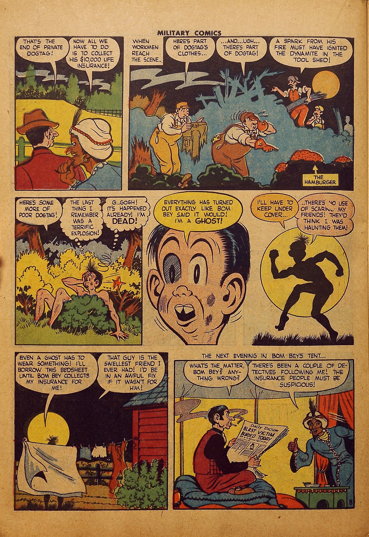 Read online Military Comics comic -  Issue #24 - 38