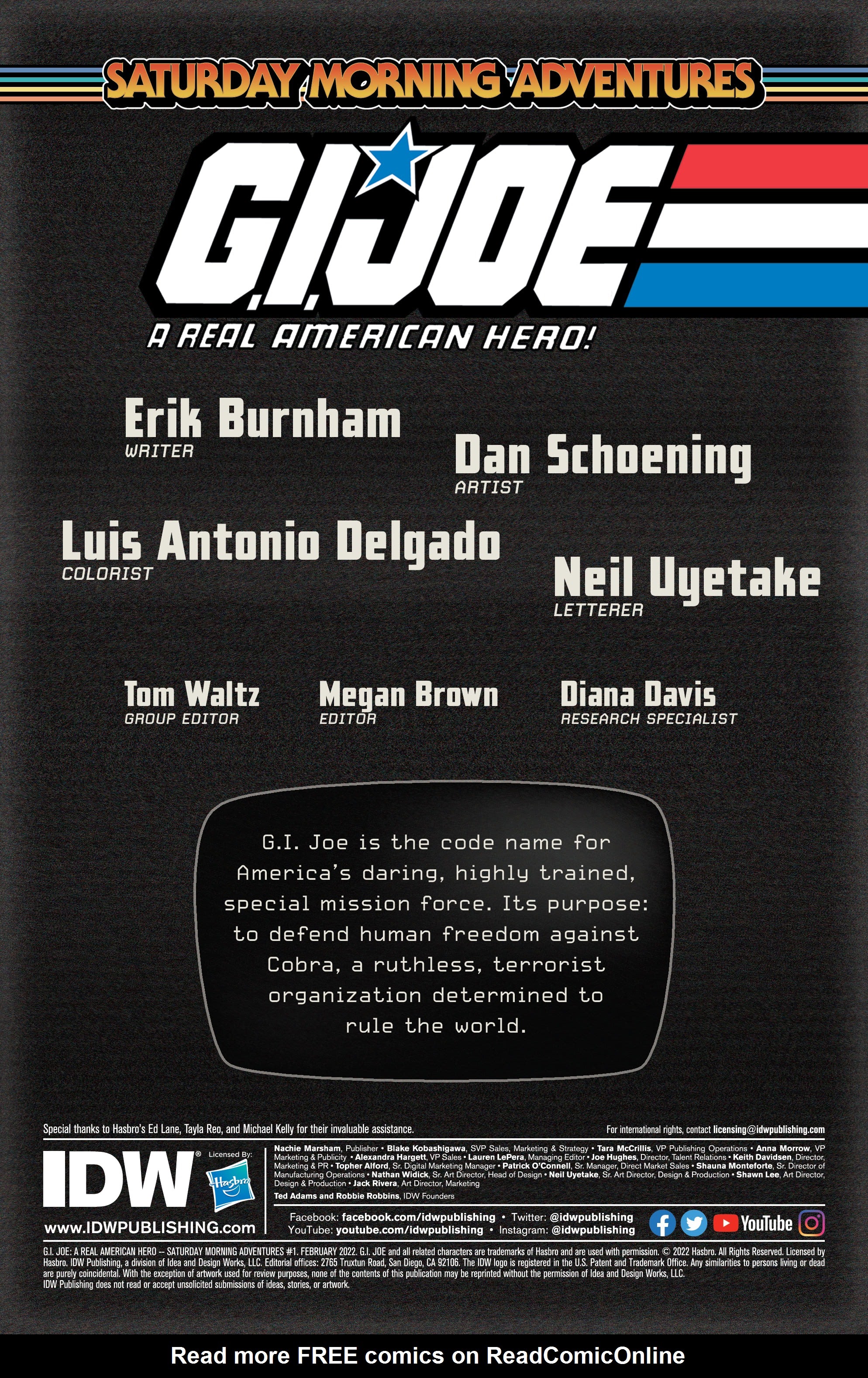 Read online G.I. Joe: Saturday Morning Adventures comic -  Issue #1 - 2