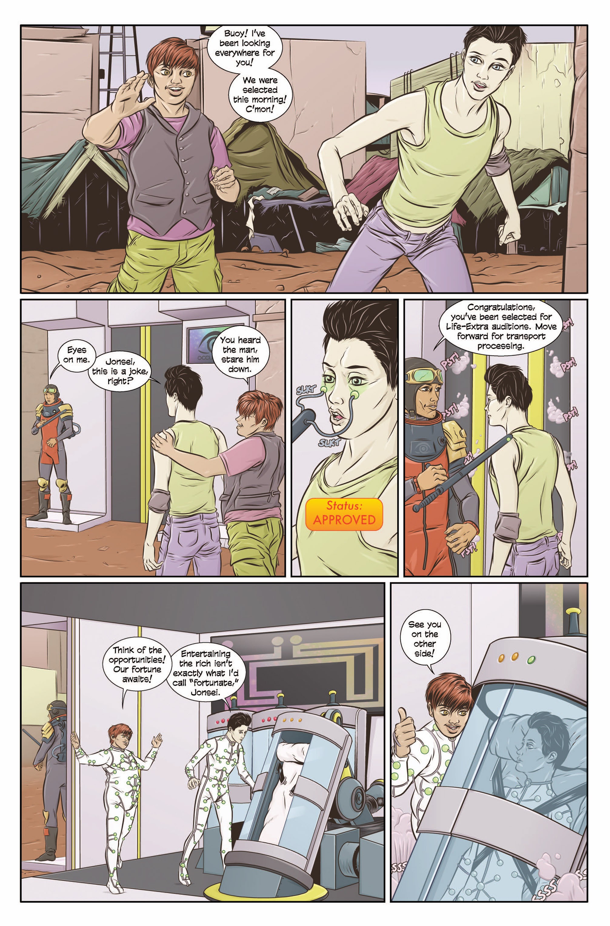 Read online Skinned comic -  Issue #1 - 12