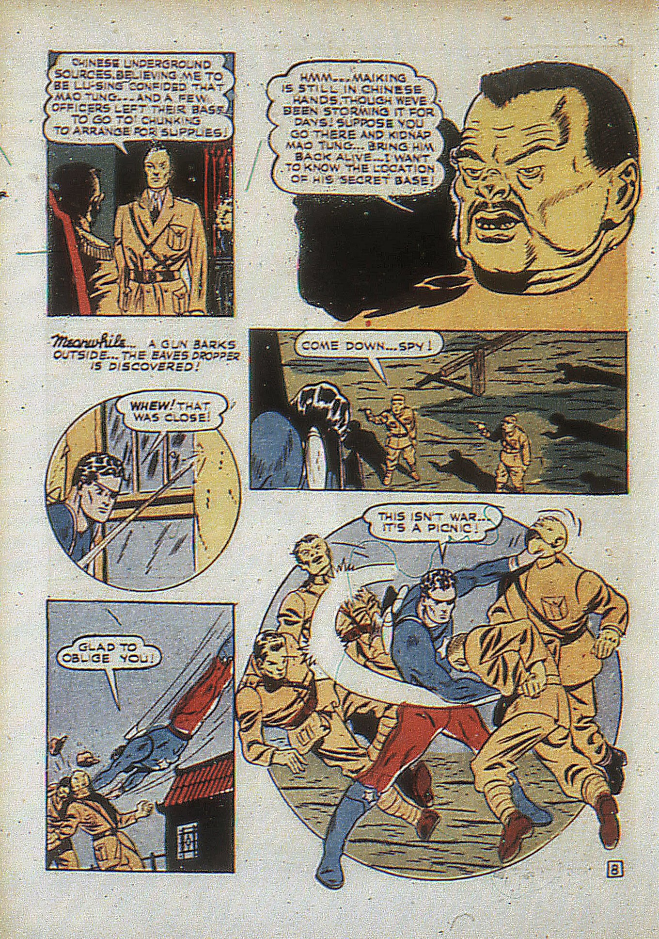 Read online Captain Battle Comics comic -  Issue #1 - 26