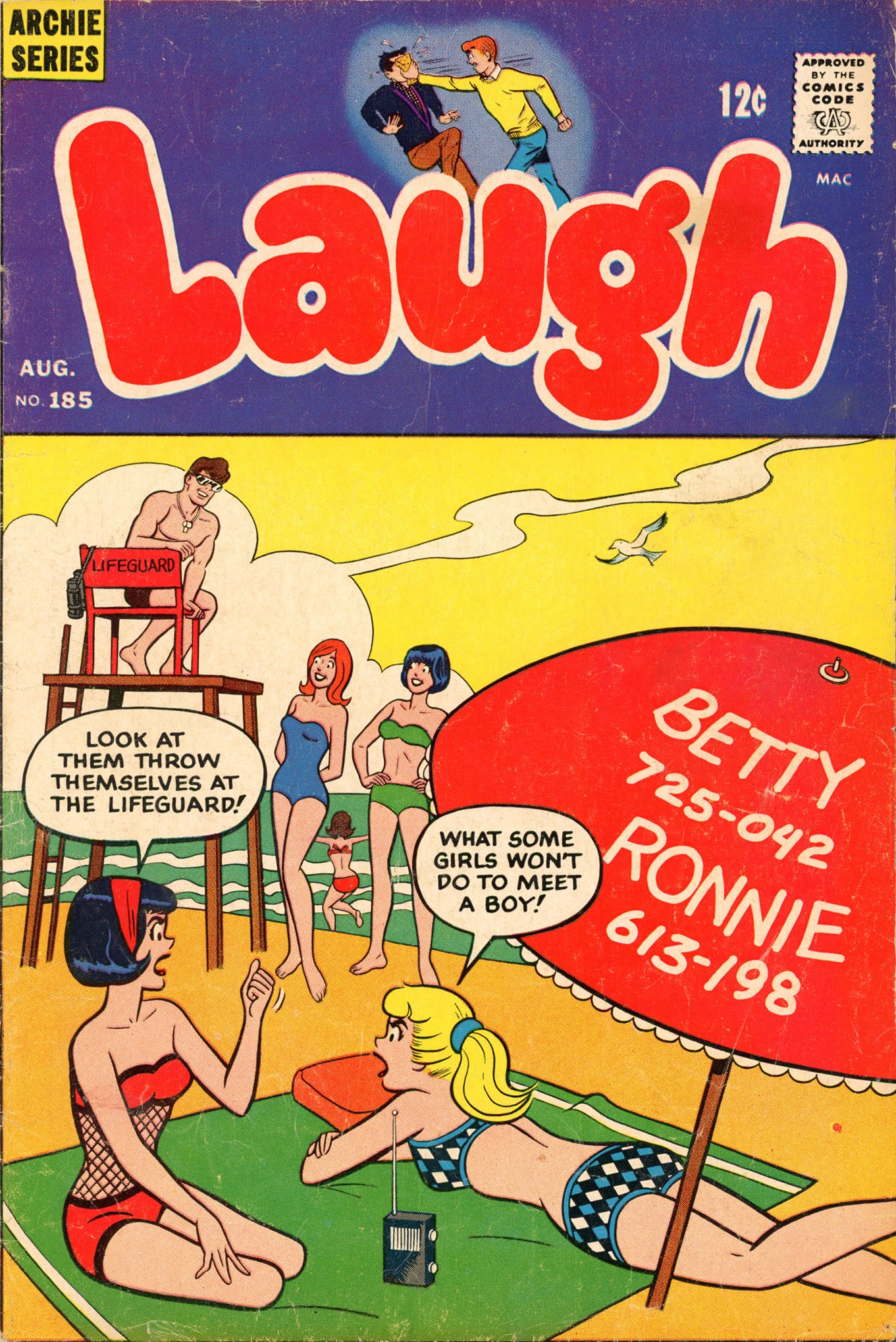 Read online Laugh (Comics) comic -  Issue #185 - 1