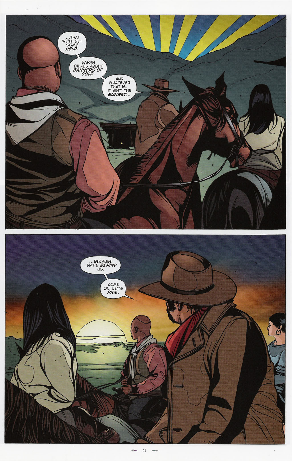 Read online Desperadoes: Banners of Gold comic -  Issue #5 - 13