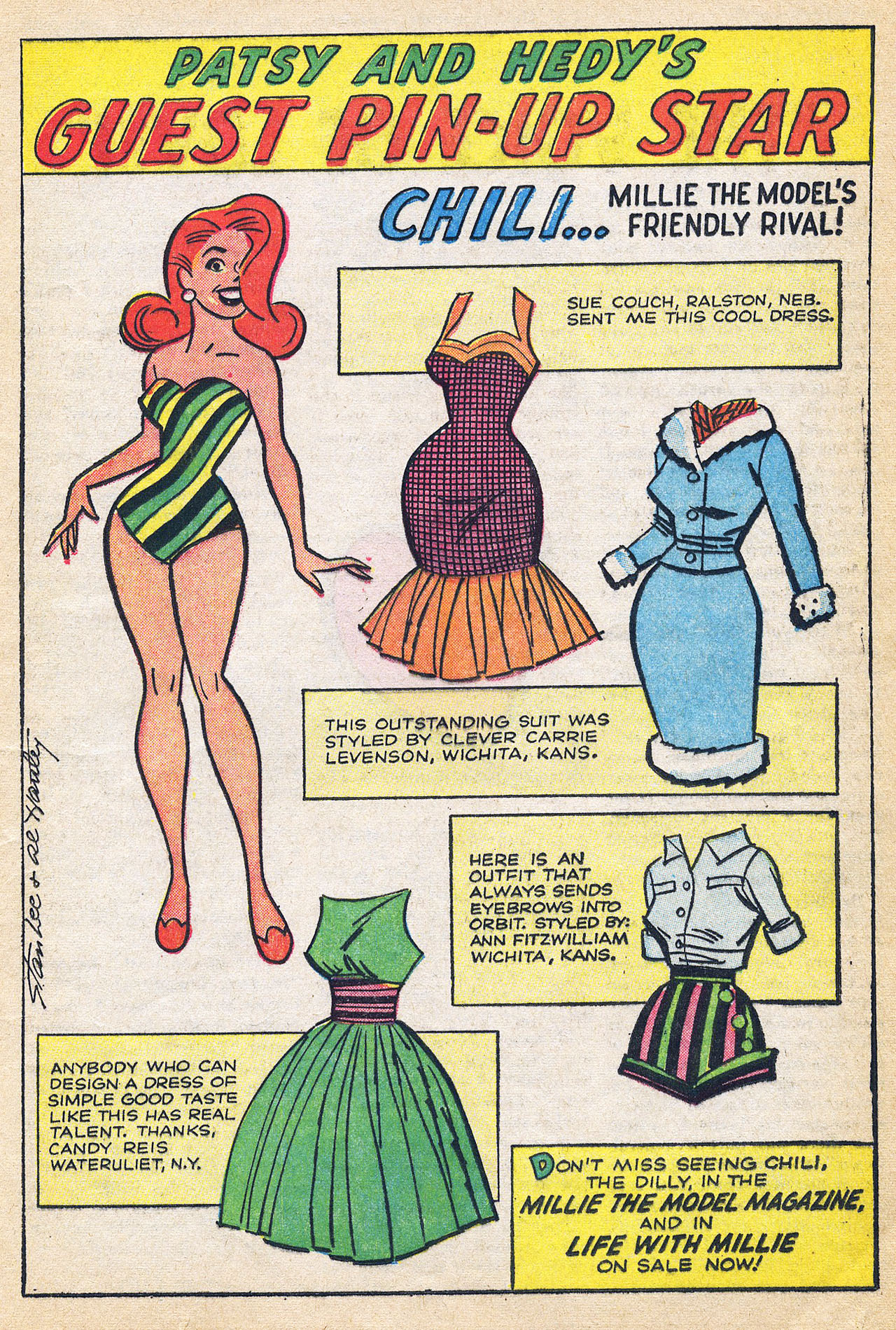 Read online Patsy and Hedy comic -  Issue #82 - 17