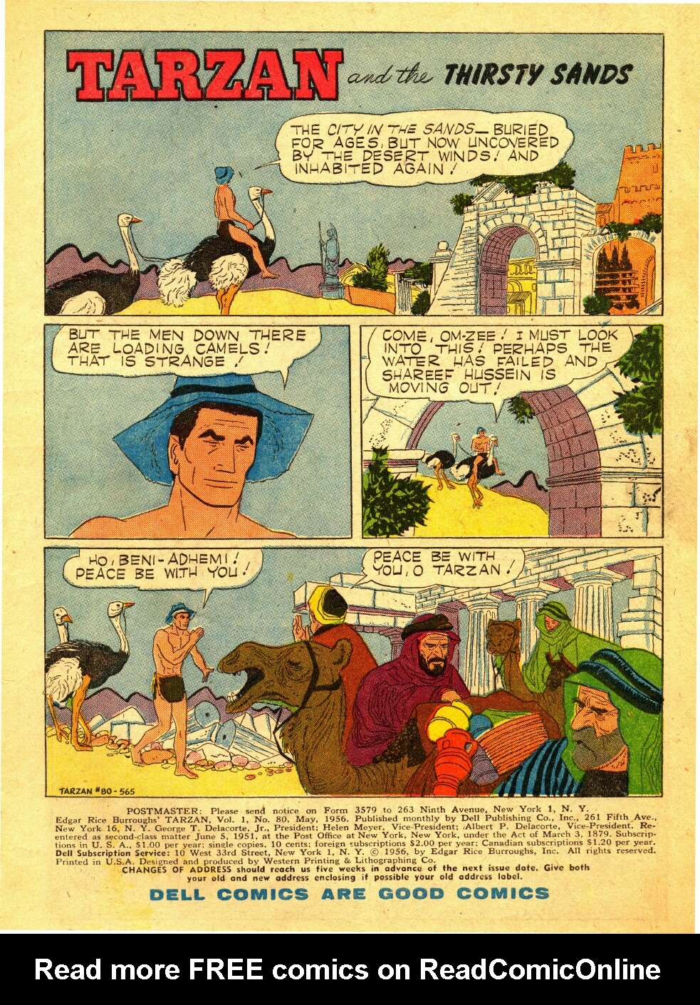 Read online Tarzan (1948) comic -  Issue #80 - 3