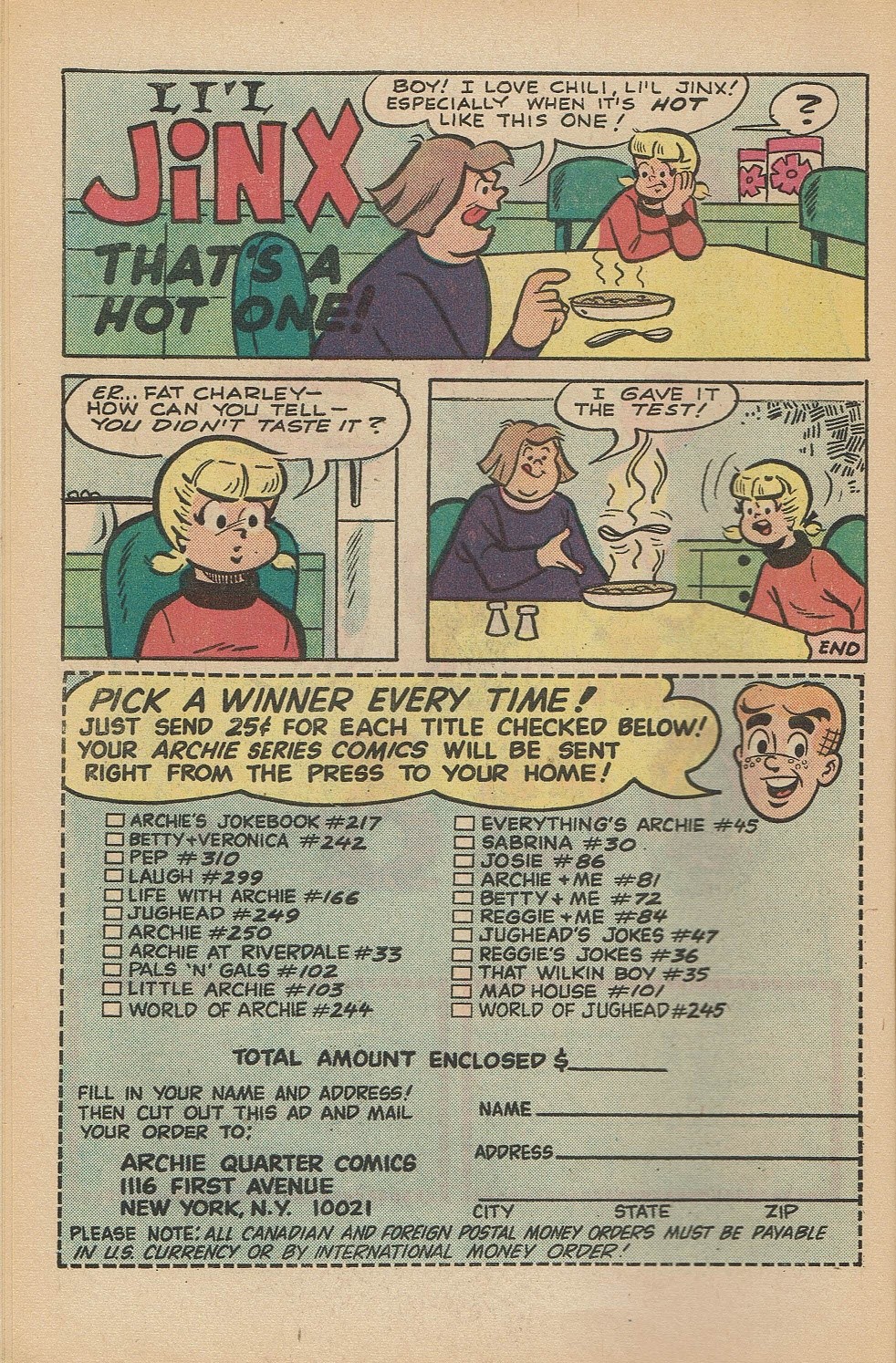 Read online Jughead's Jokes comic -  Issue #47 - 10