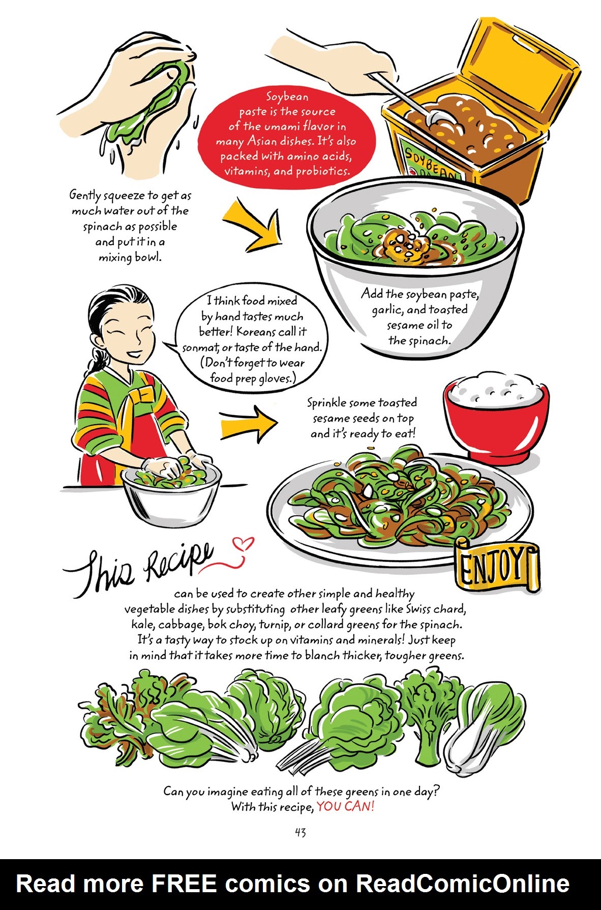 Read online Cook Korean! A Comic Book With Recipes comic -  Issue # TPB (Part 1) - 42