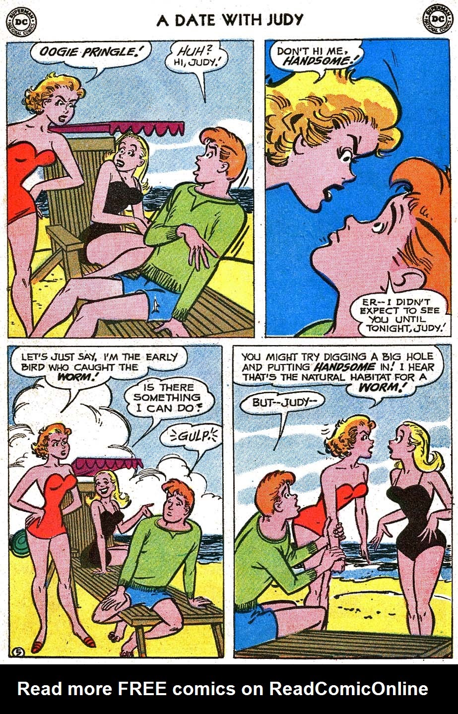 Read online A Date with Judy comic -  Issue #76 - 7