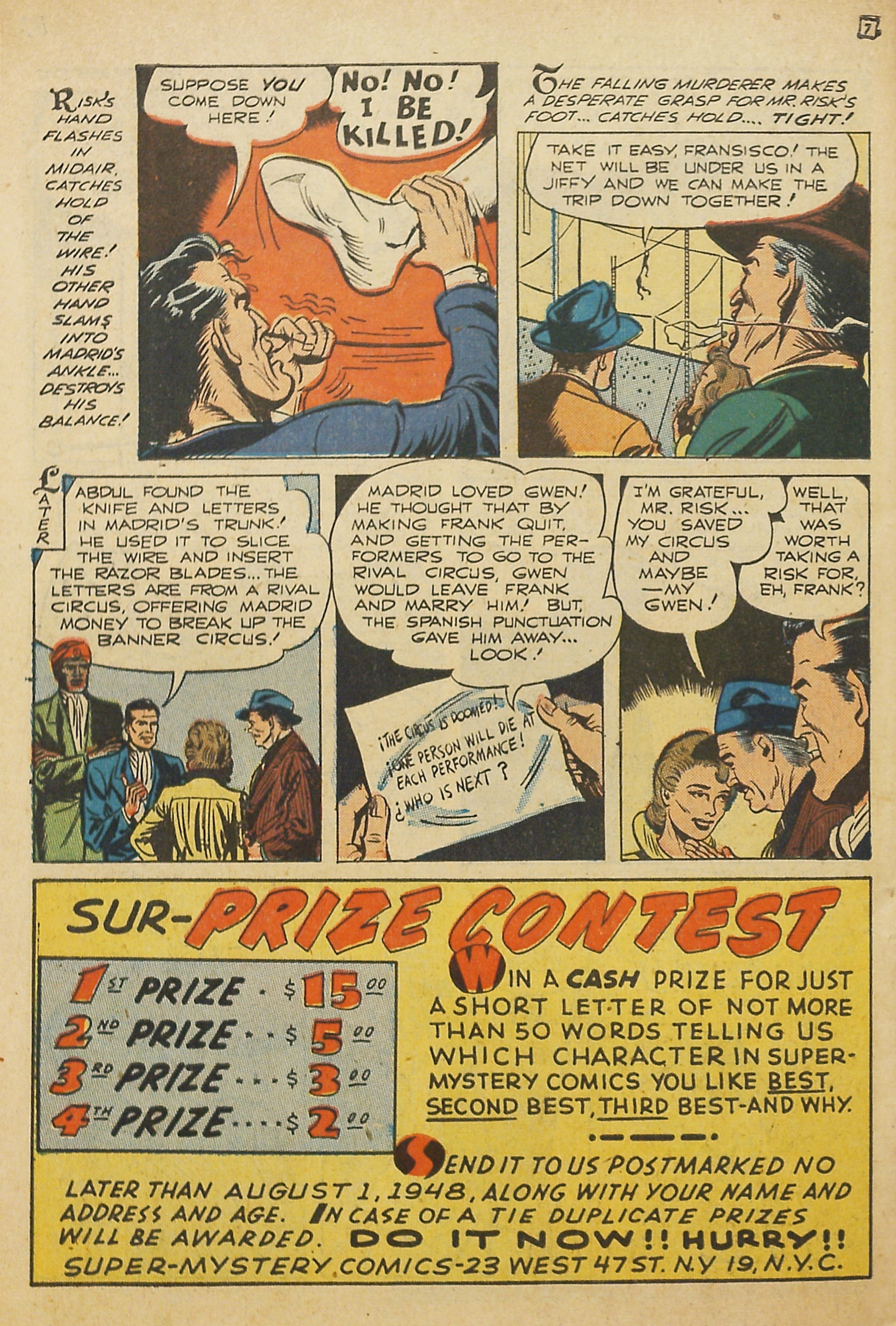 Read online Super-Mystery Comics comic -  Issue #42 - 50