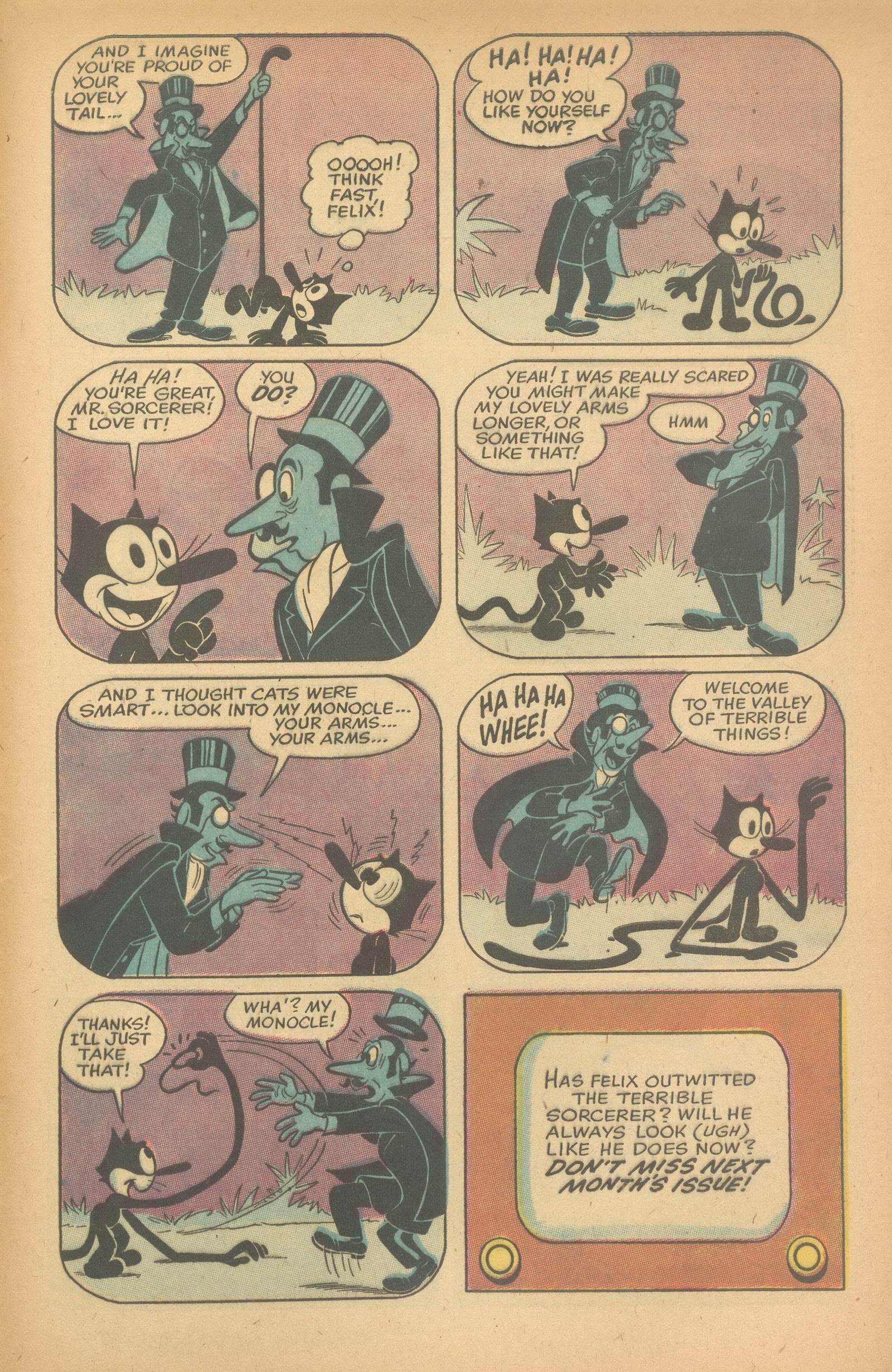 Read online Felix the Cat (1955) comic -  Issue #92 - 29