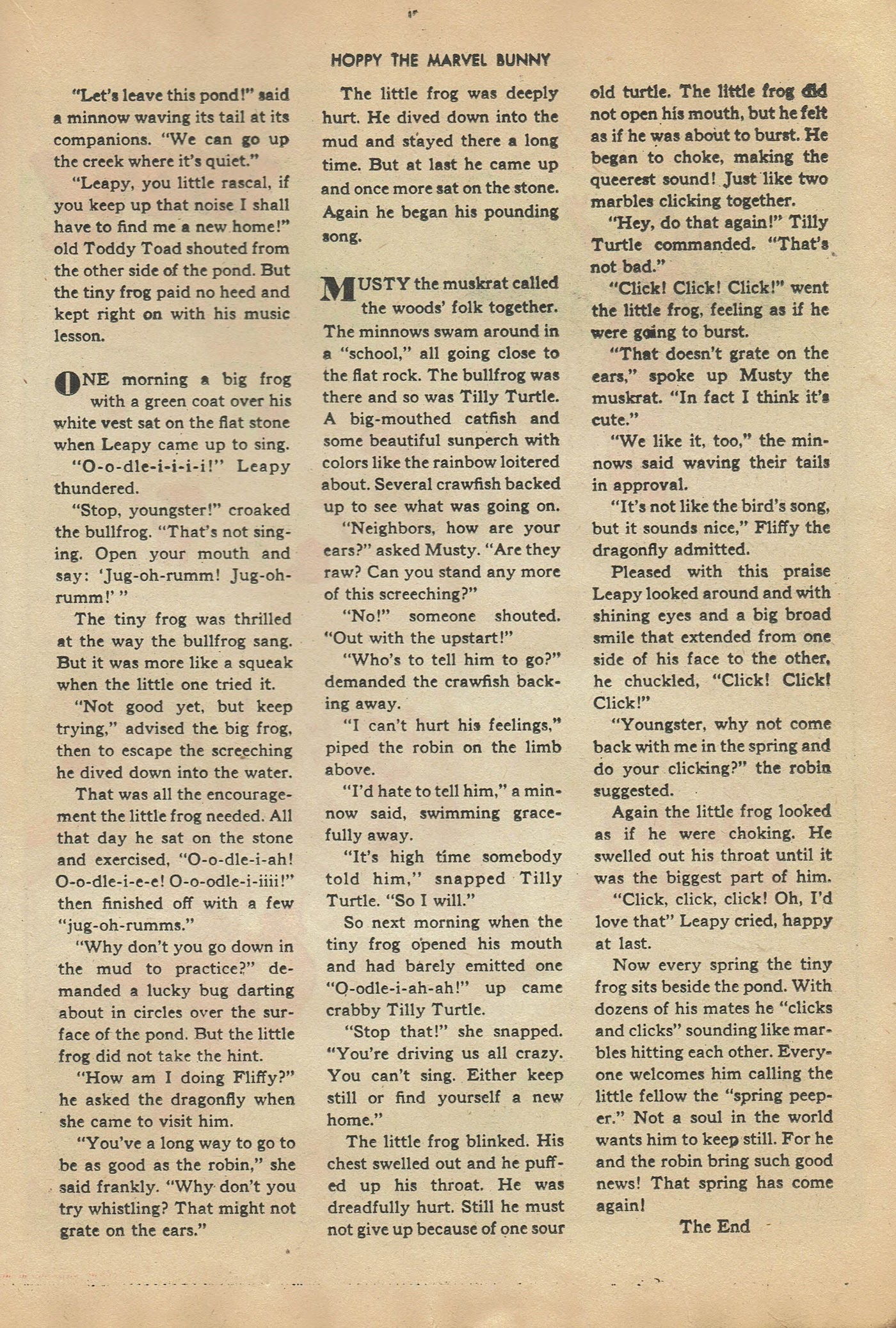 Read online Hoppy The Marvel Bunny comic -  Issue #5 - 35