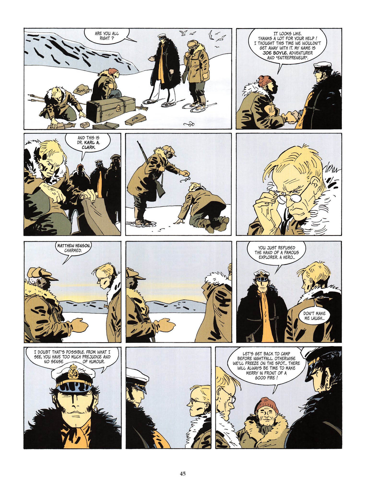 Read online Corto Maltese [FRA] comic -  Issue # TPB 13 - 40