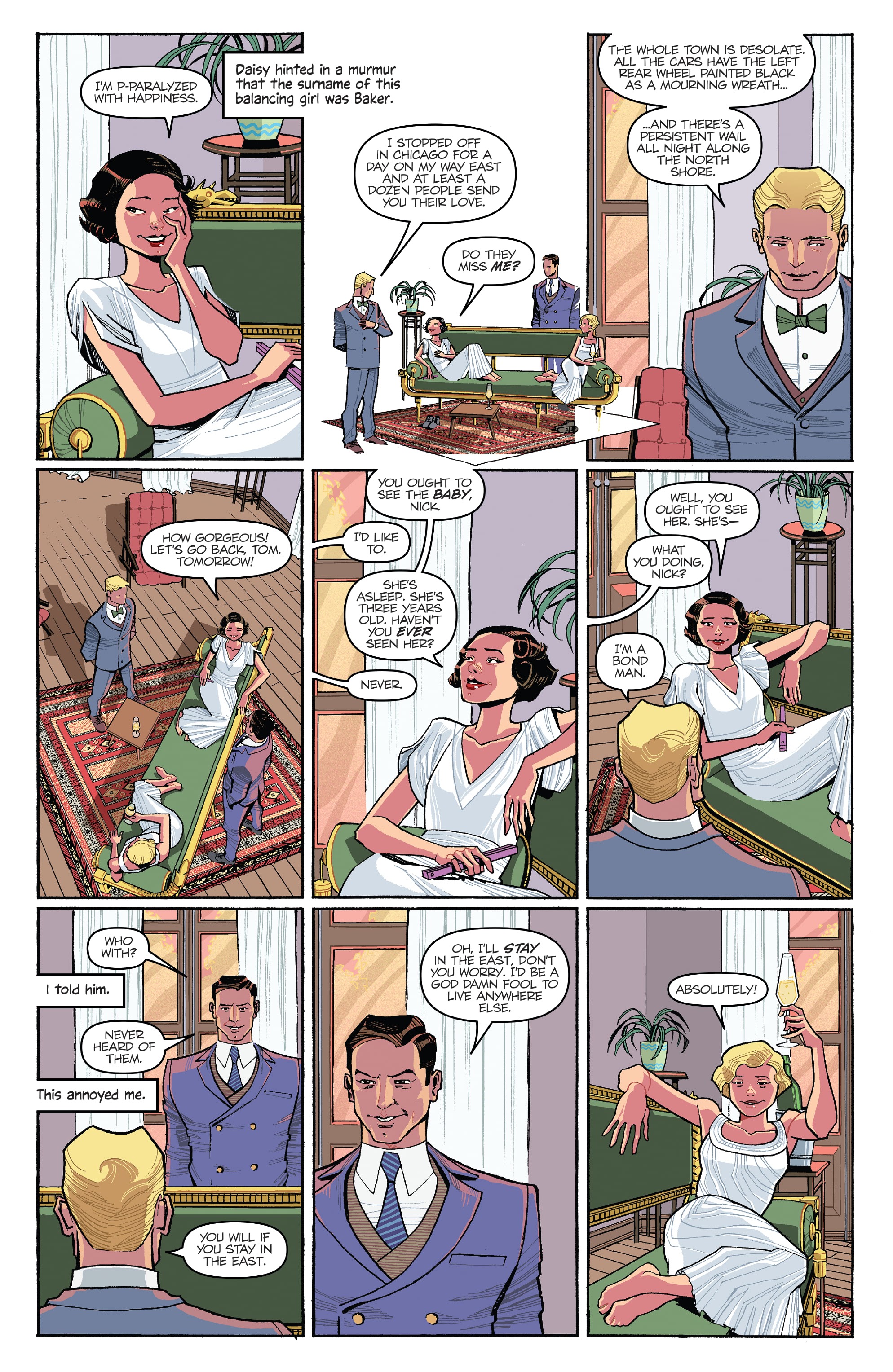 Read online The Great Gatsby comic -  Issue #1 - 12