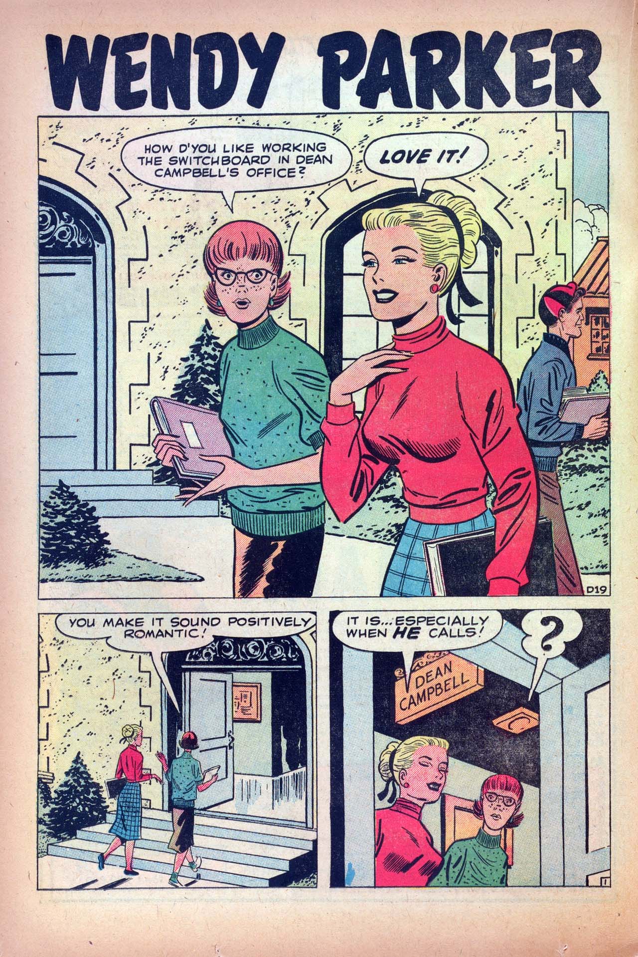 Read online Patsy and Hedy comic -  Issue #18 - 20