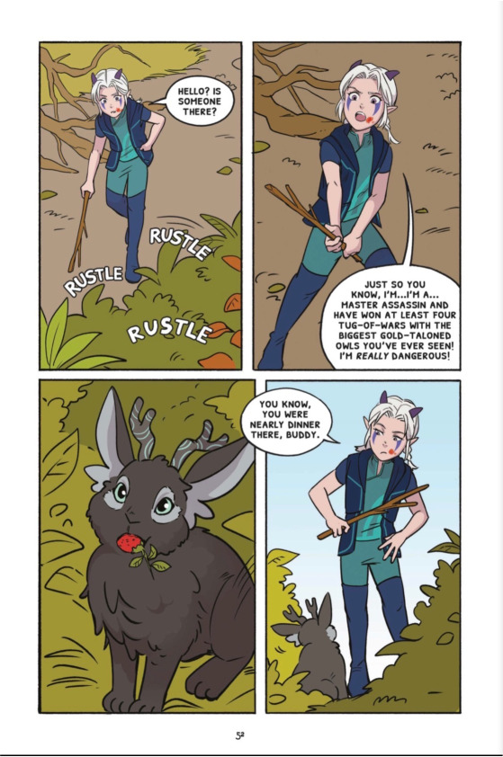 Read online The Dragon Prince: Bloodmoon Huntress comic -  Issue # TPB - 55