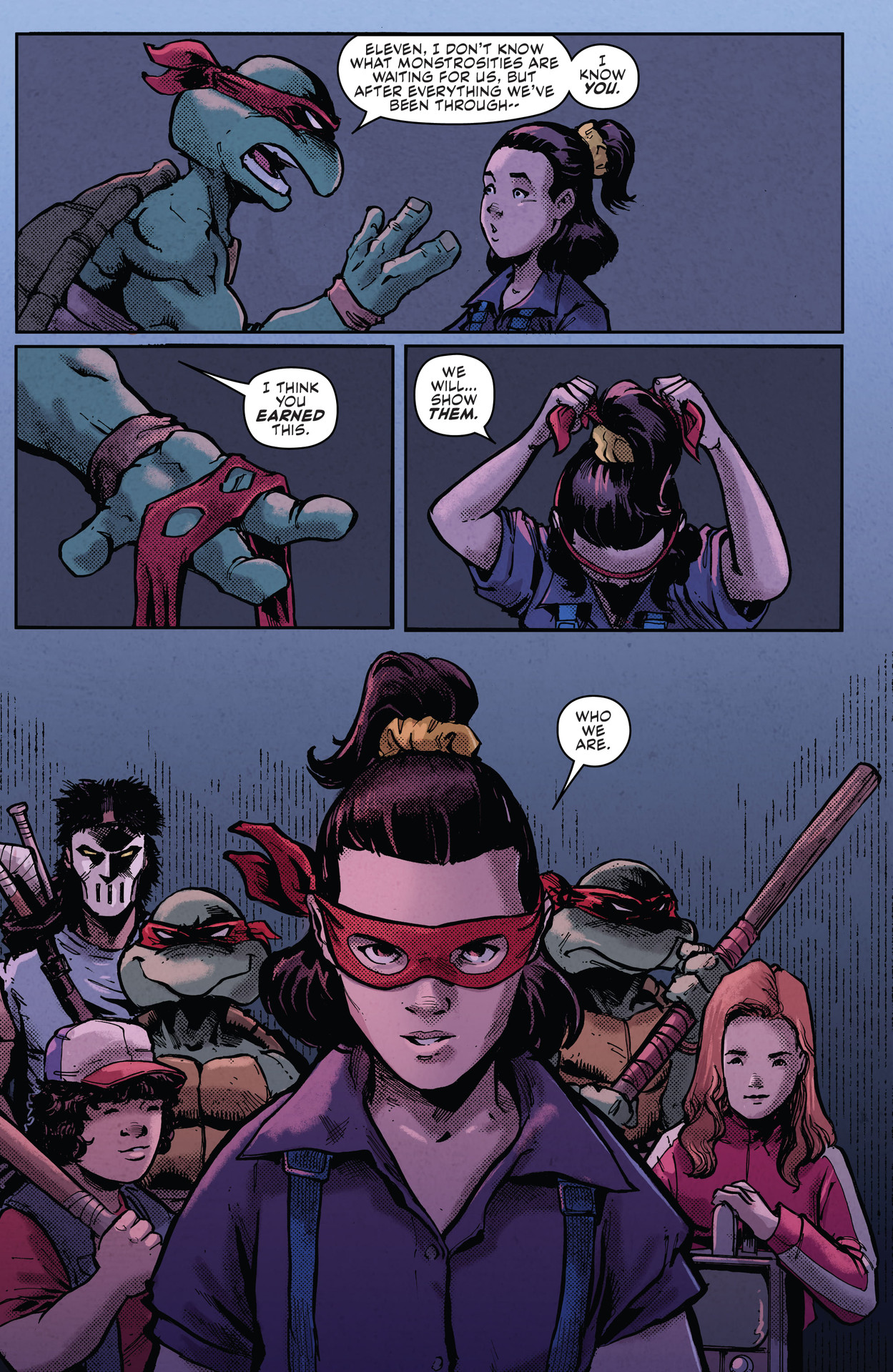 Read online Teenage Mutant Ninja Turtles x Stranger Things comic -  Issue #4 - 10