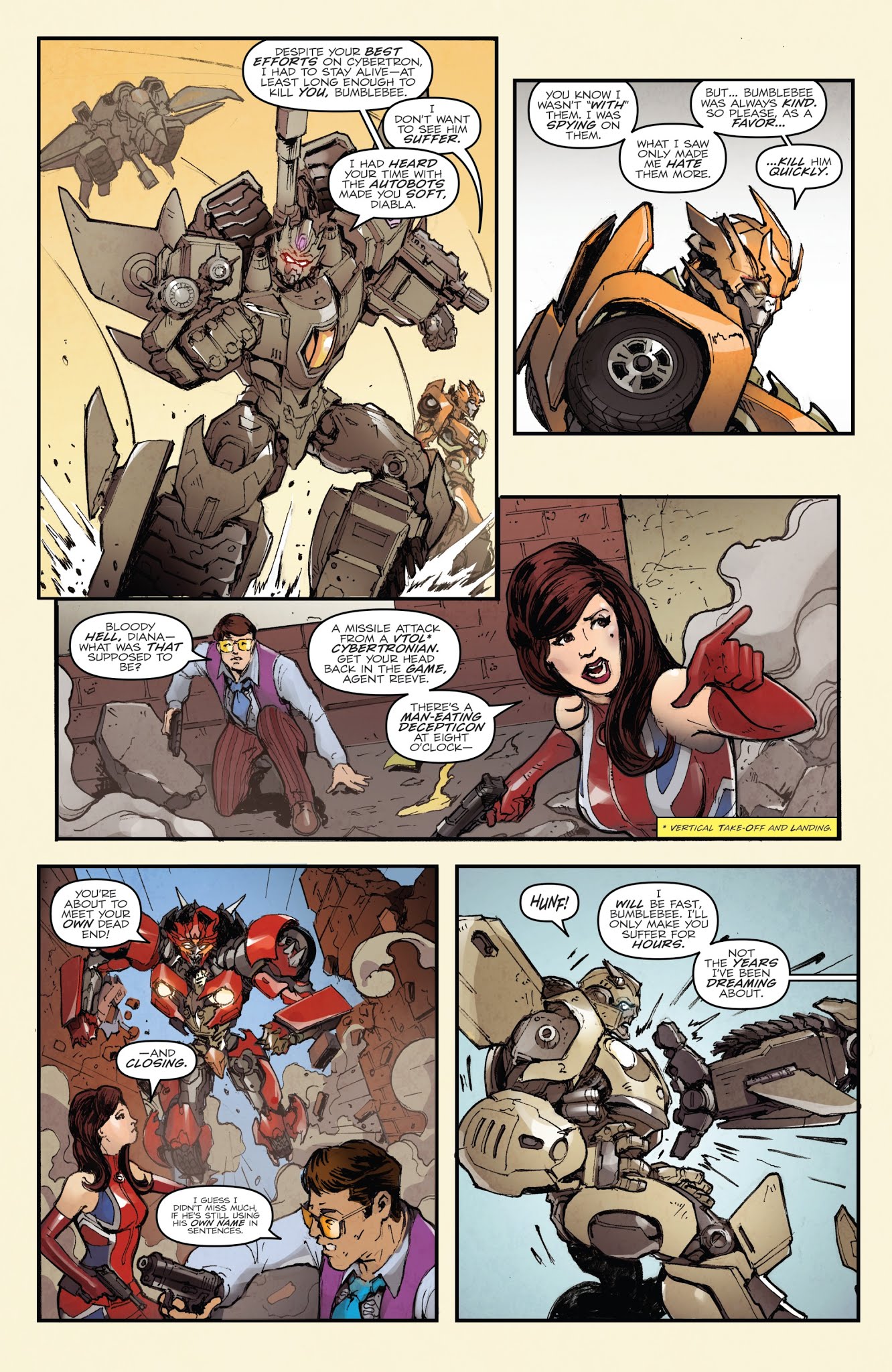 Read online Transformers: Bumblebee Movie Prequel comic -  Issue #3 - 4