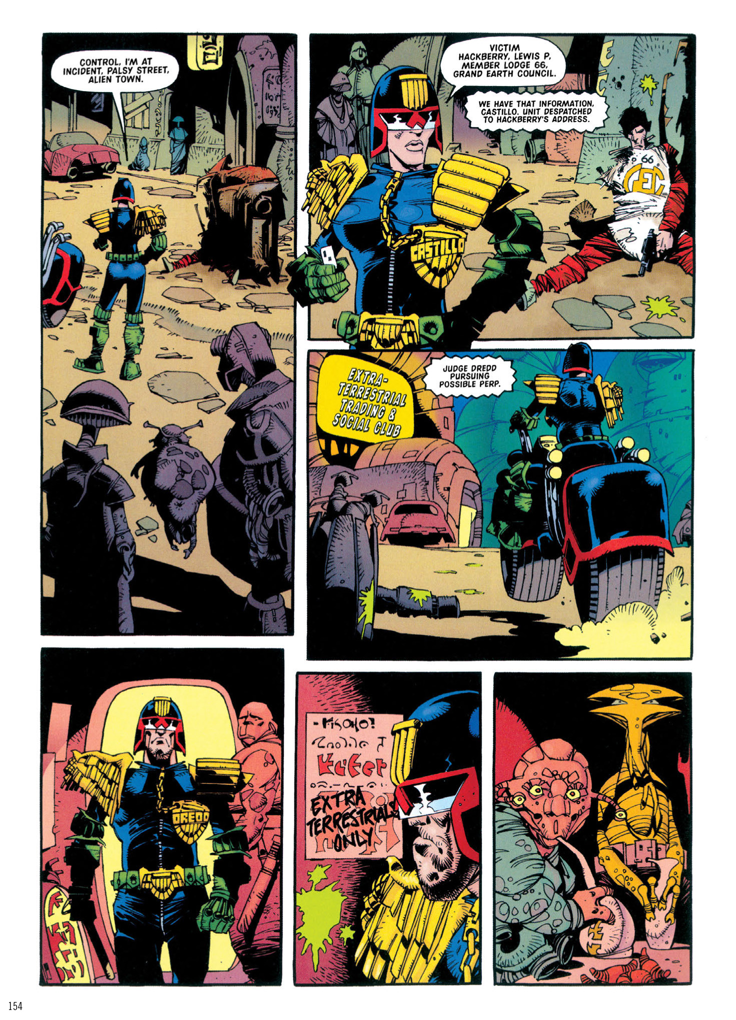 Read online Judge Dredd: The Complete Case Files comic -  Issue # TPB 29 - 156