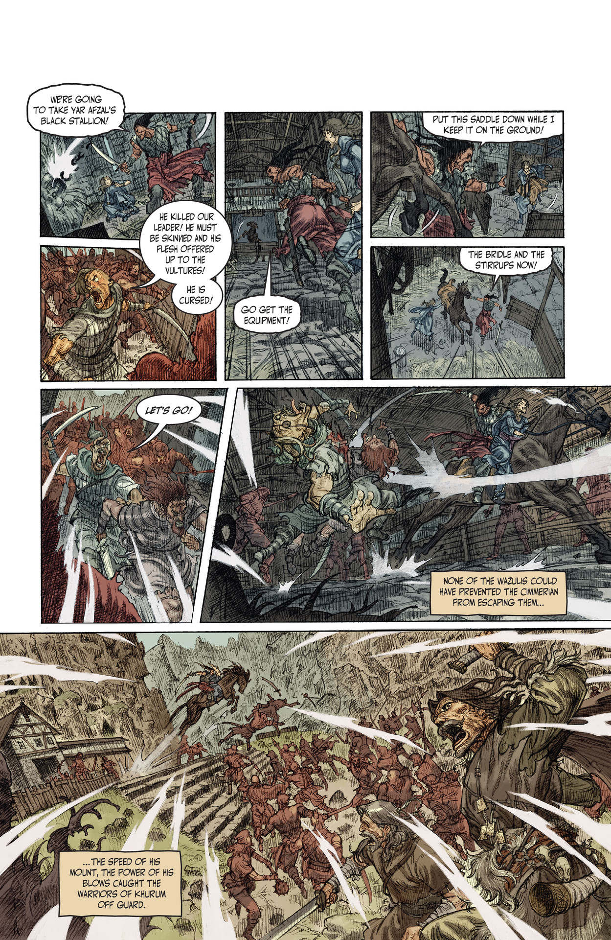 Read online The Cimmerian comic -  Issue # TPB 2 (Part 1) - 35