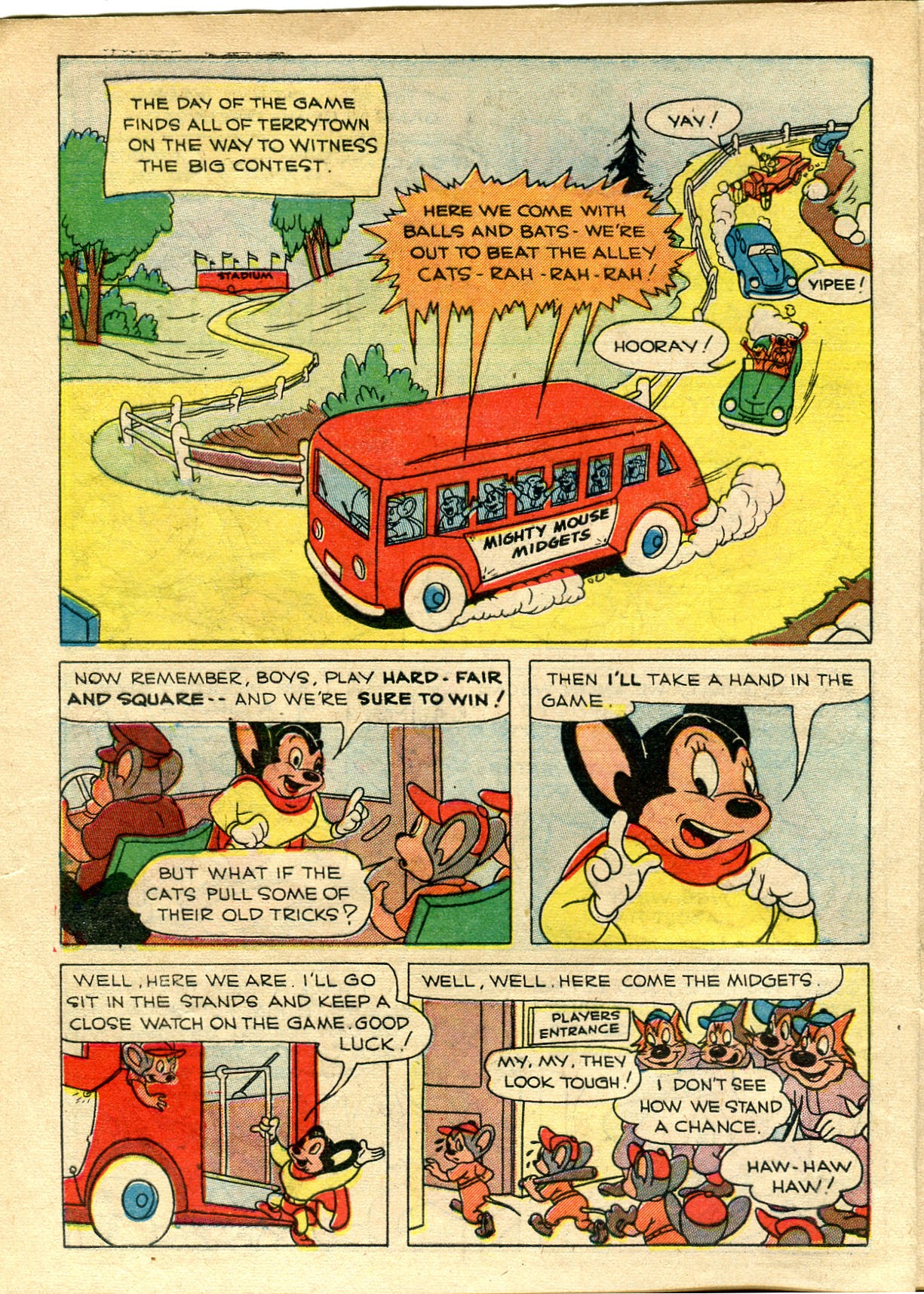 Read online Paul Terry's Mighty Mouse Comics comic -  Issue #22 - 4
