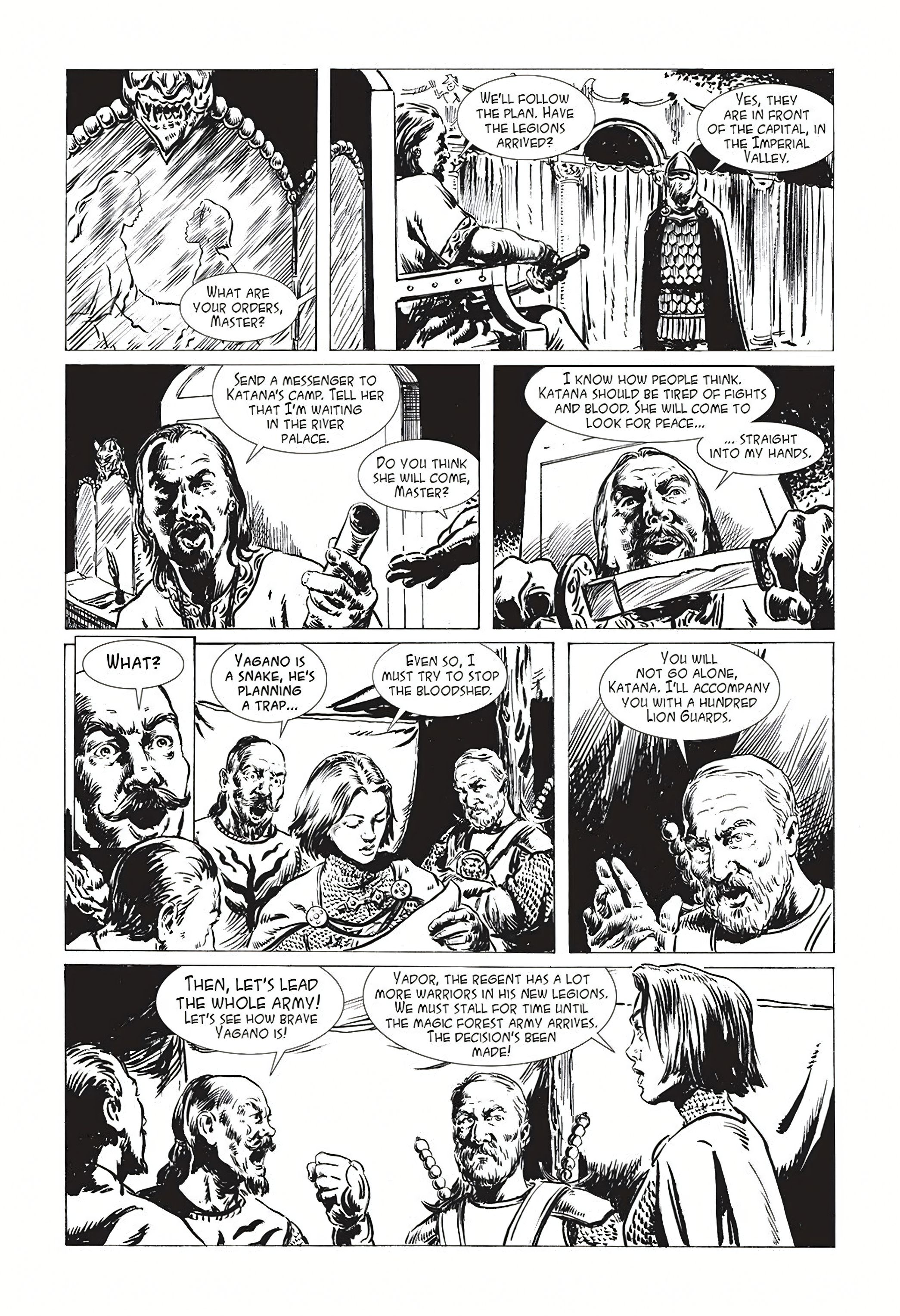 Read online Katana: The Battle for Valokaan comic -  Issue # Full - 39