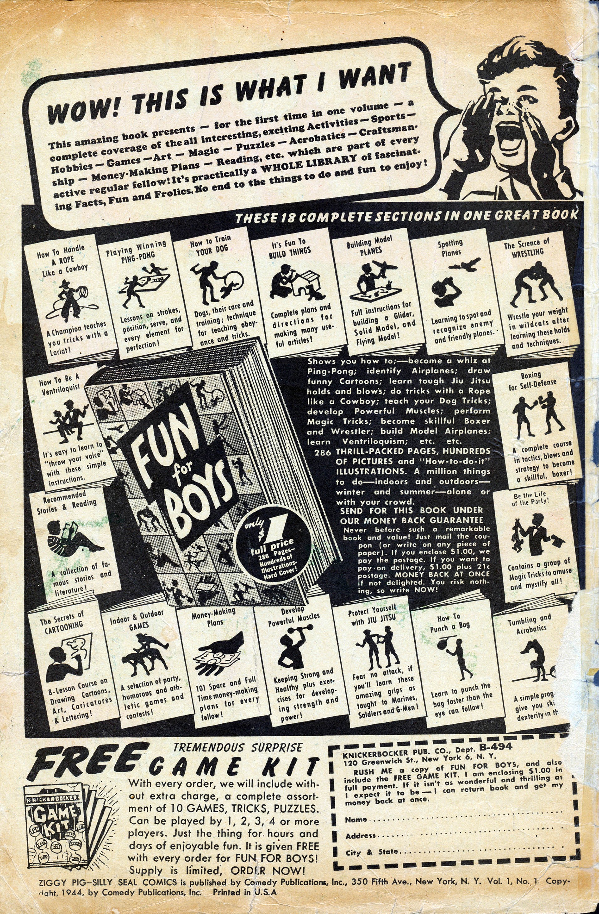 Read online Ziggy Pig-Silly Seal Comics (1944) comic -  Issue #1 - 2