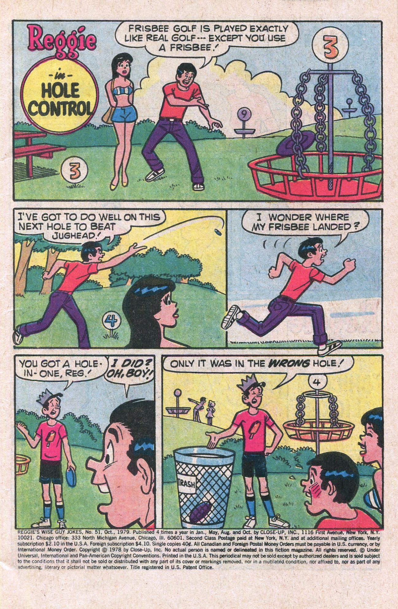 Read online Reggie's Wise Guy Jokes comic -  Issue #51 - 3