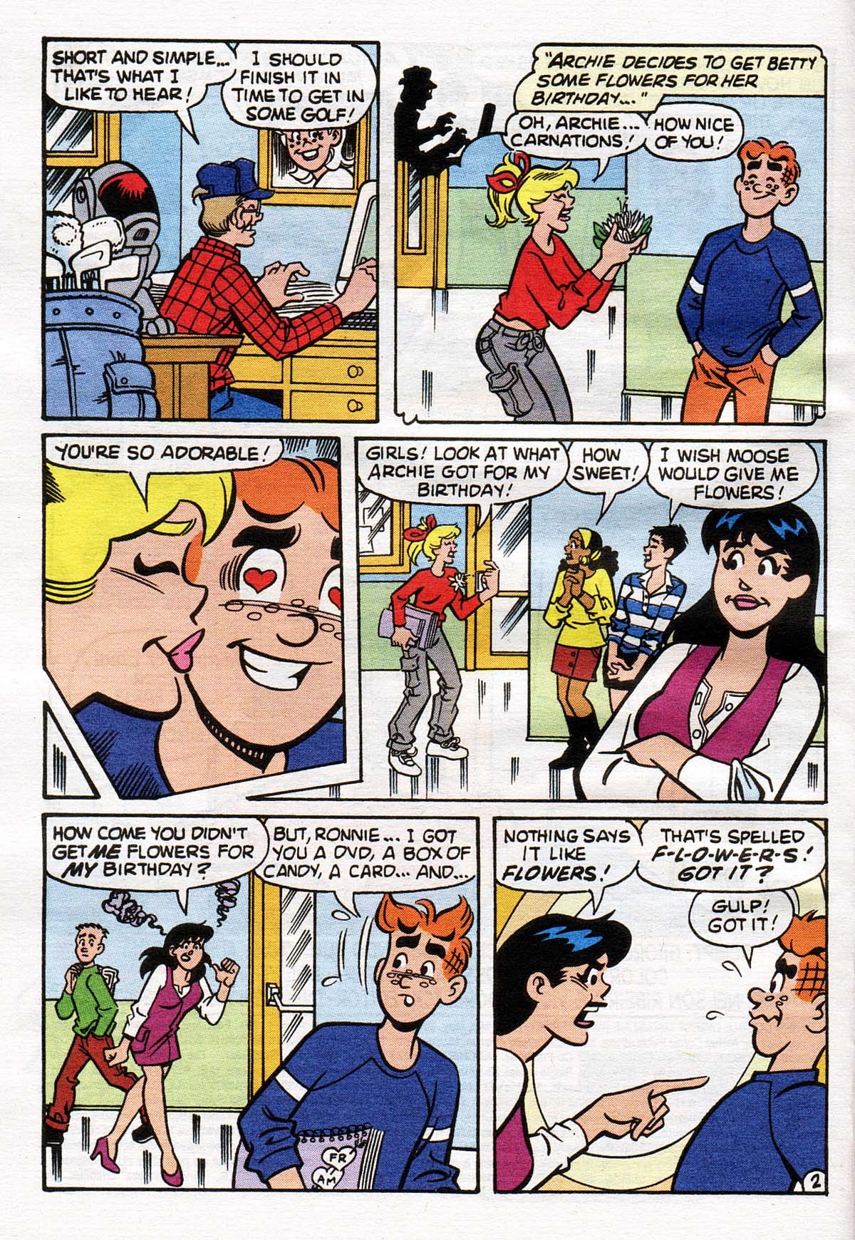 Read online Archie's Double Digest Magazine comic -  Issue #150 - 3