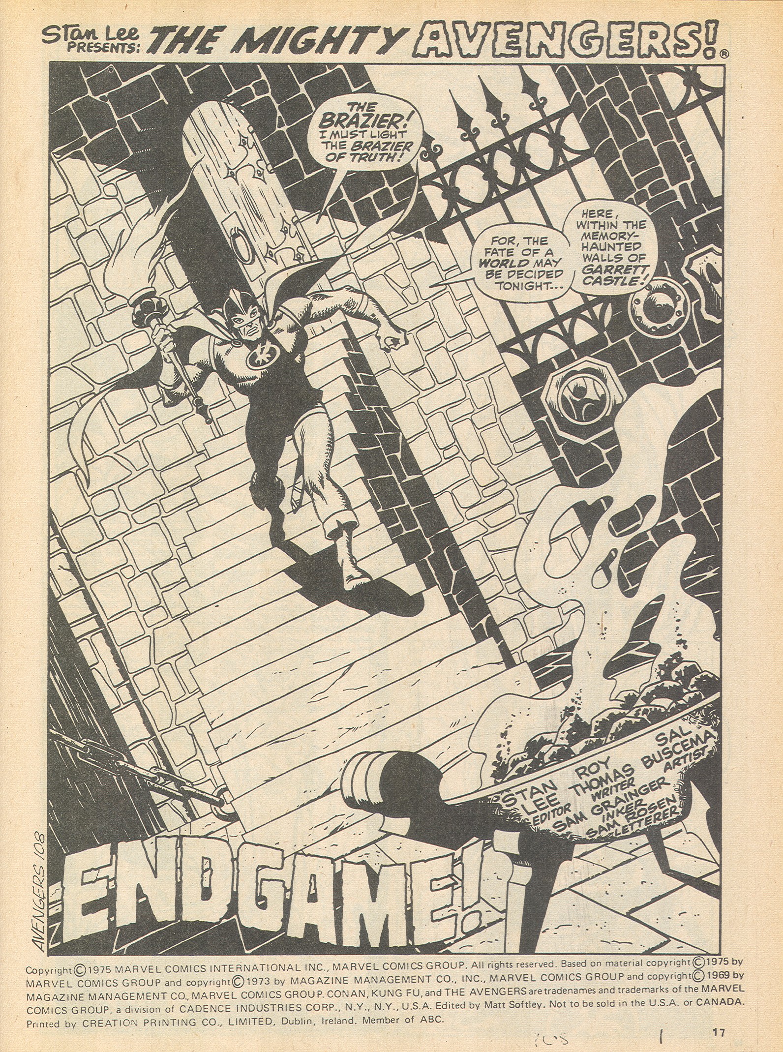 Read online The Avengers (1973) comic -  Issue #108 - 17