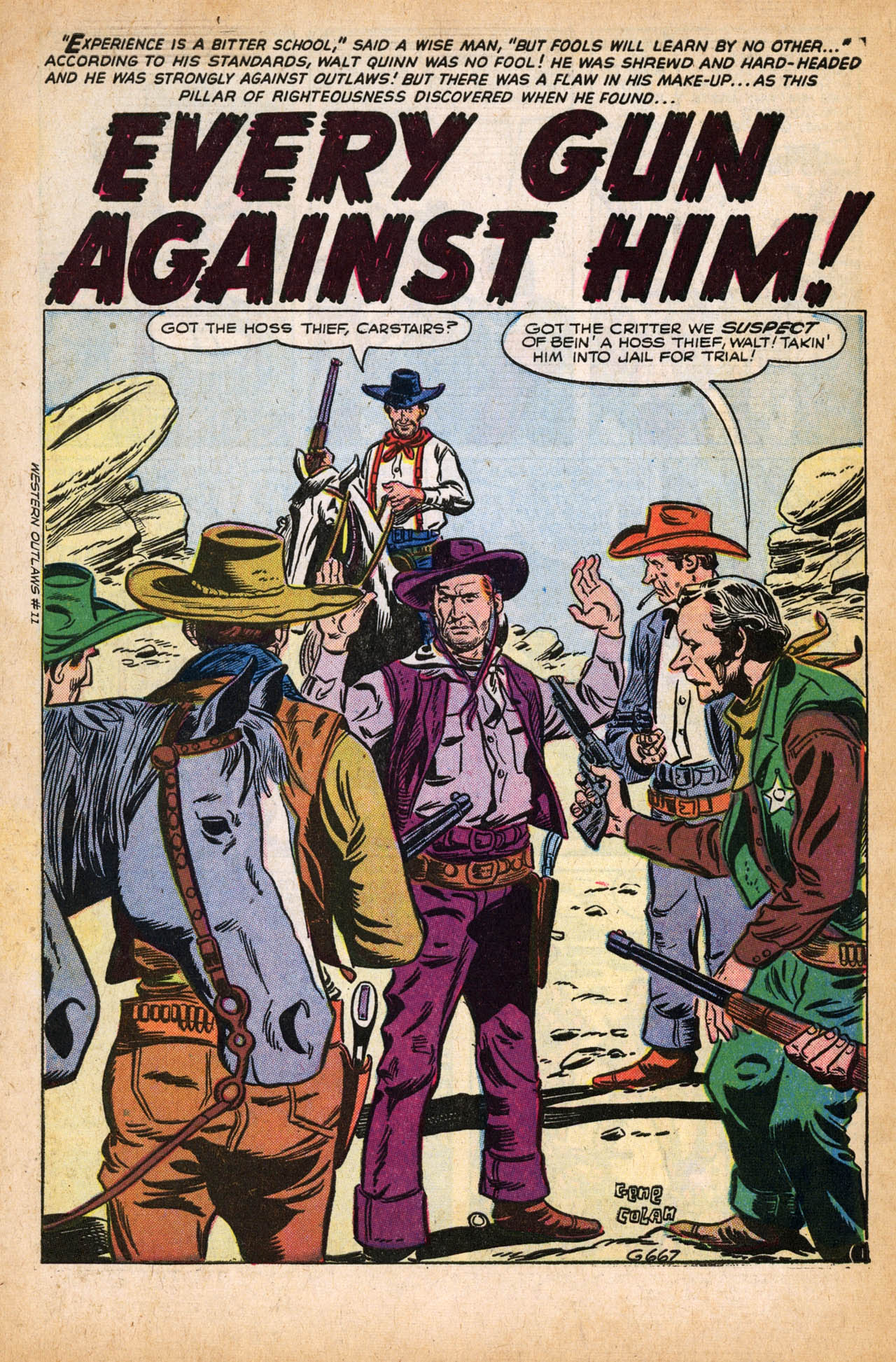 Read online Western Outlaws (1954) comic -  Issue #11 - 3