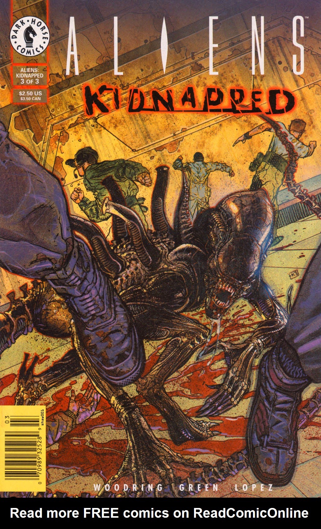 Read online Aliens: Kidnapped comic -  Issue #3 - 1