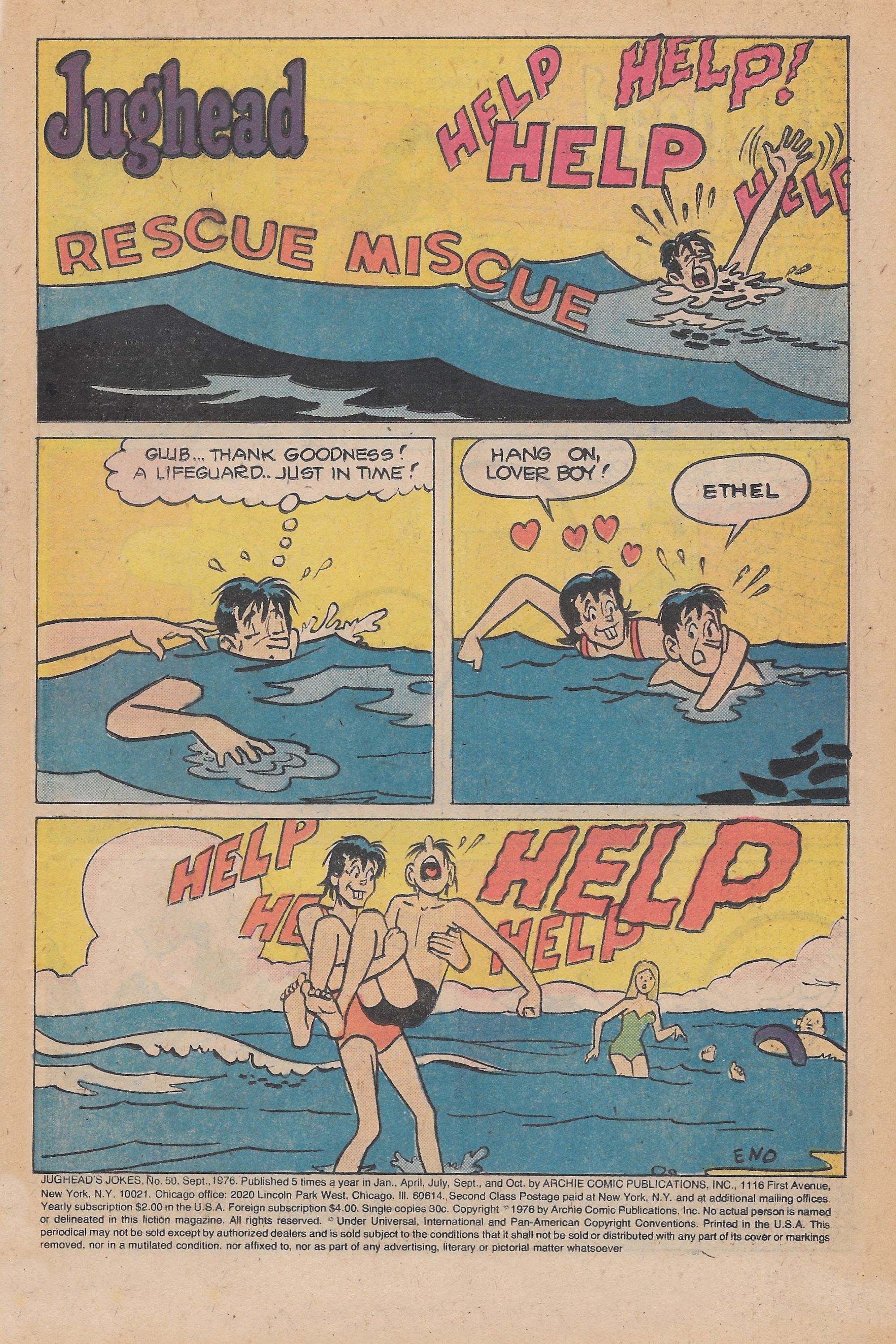 Read online Jughead's Jokes comic -  Issue #50 - 3