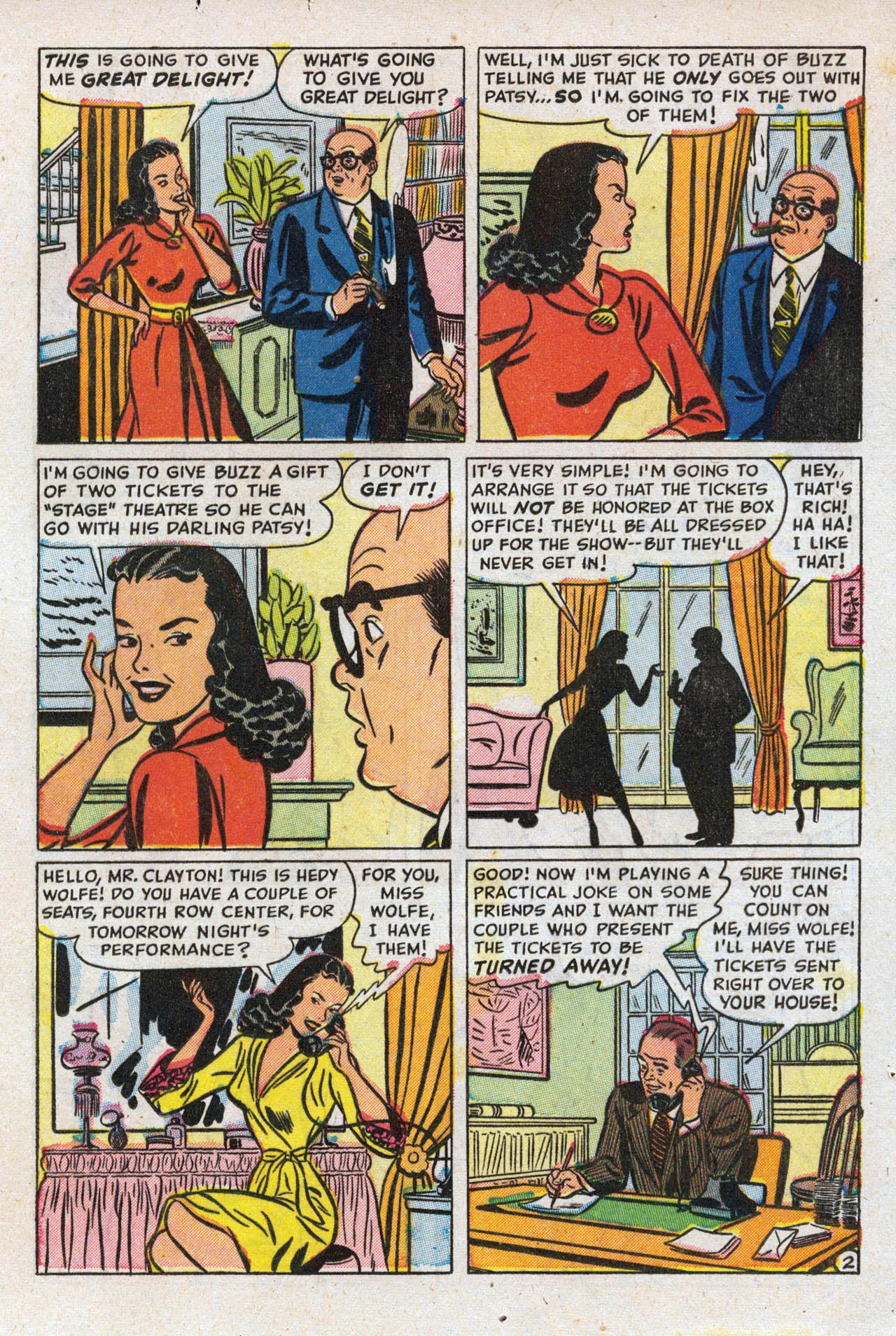 Read online Patsy and her Pals comic -  Issue #1 - 21